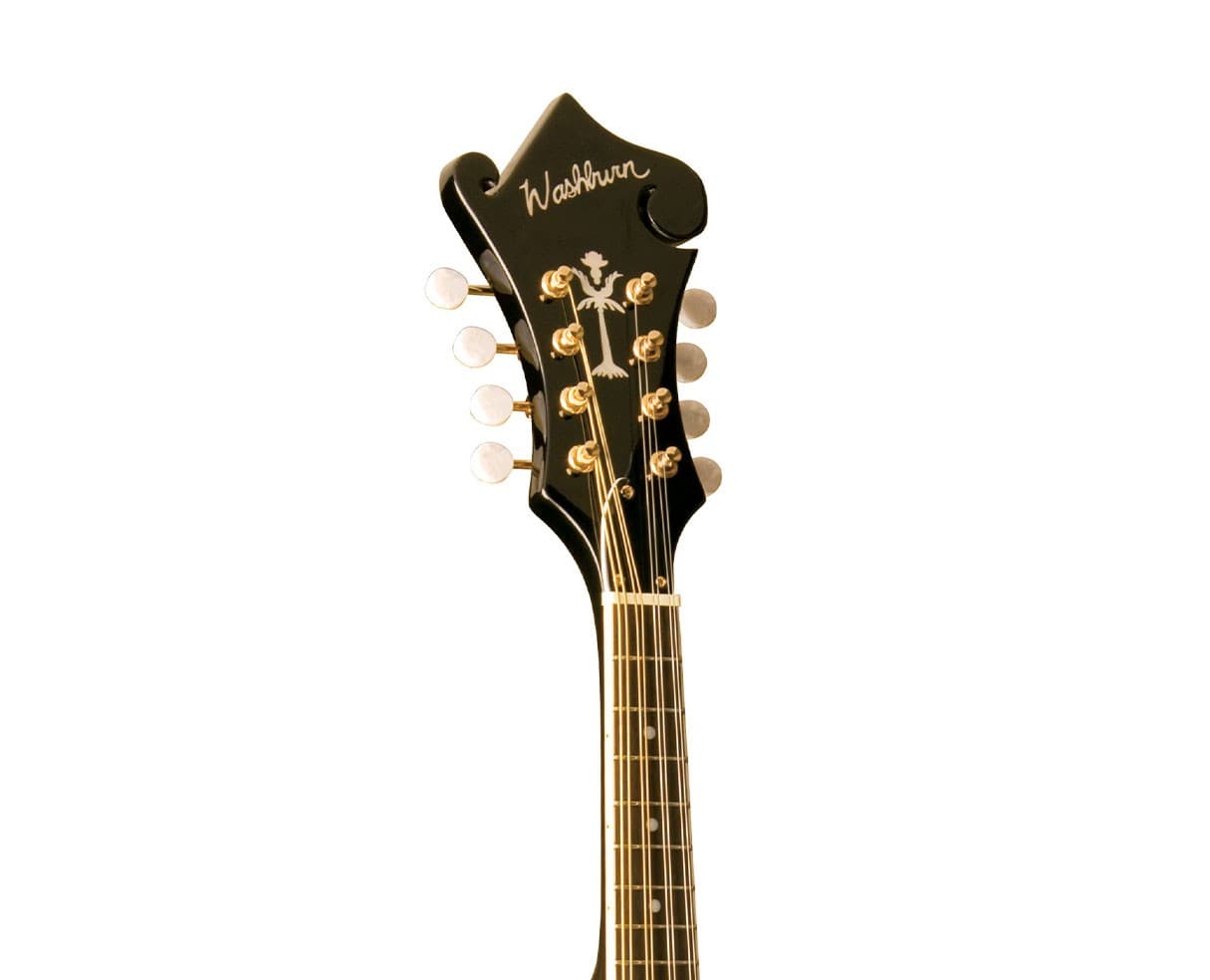 Washburn M1SDLB-A Americana Series M1SD A-Style Mandolin Black - Open Box 5