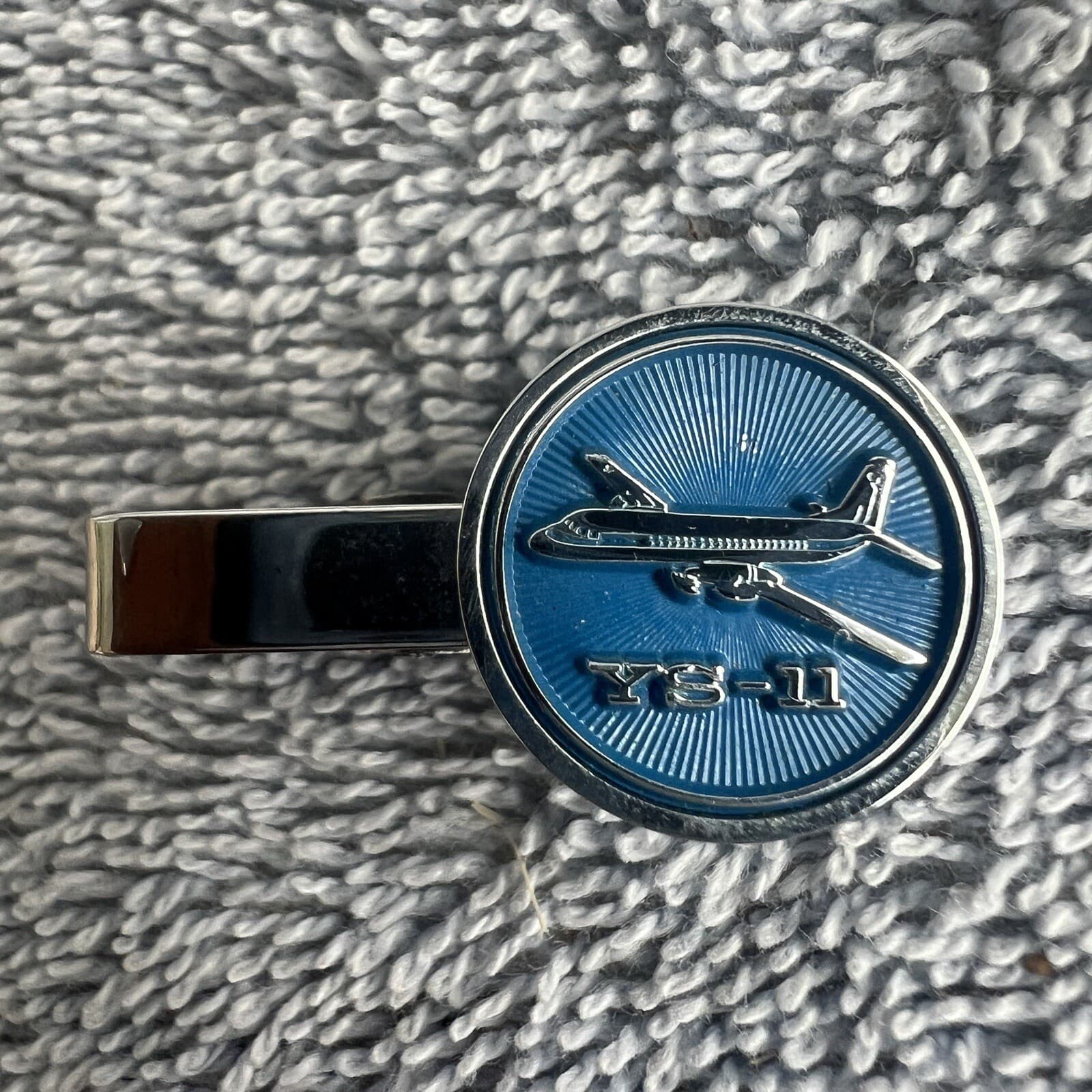 NAMC YS-11 Turboprop Pilot Necktie Pin Nihon Aircraft Manufacture Aviation Japan