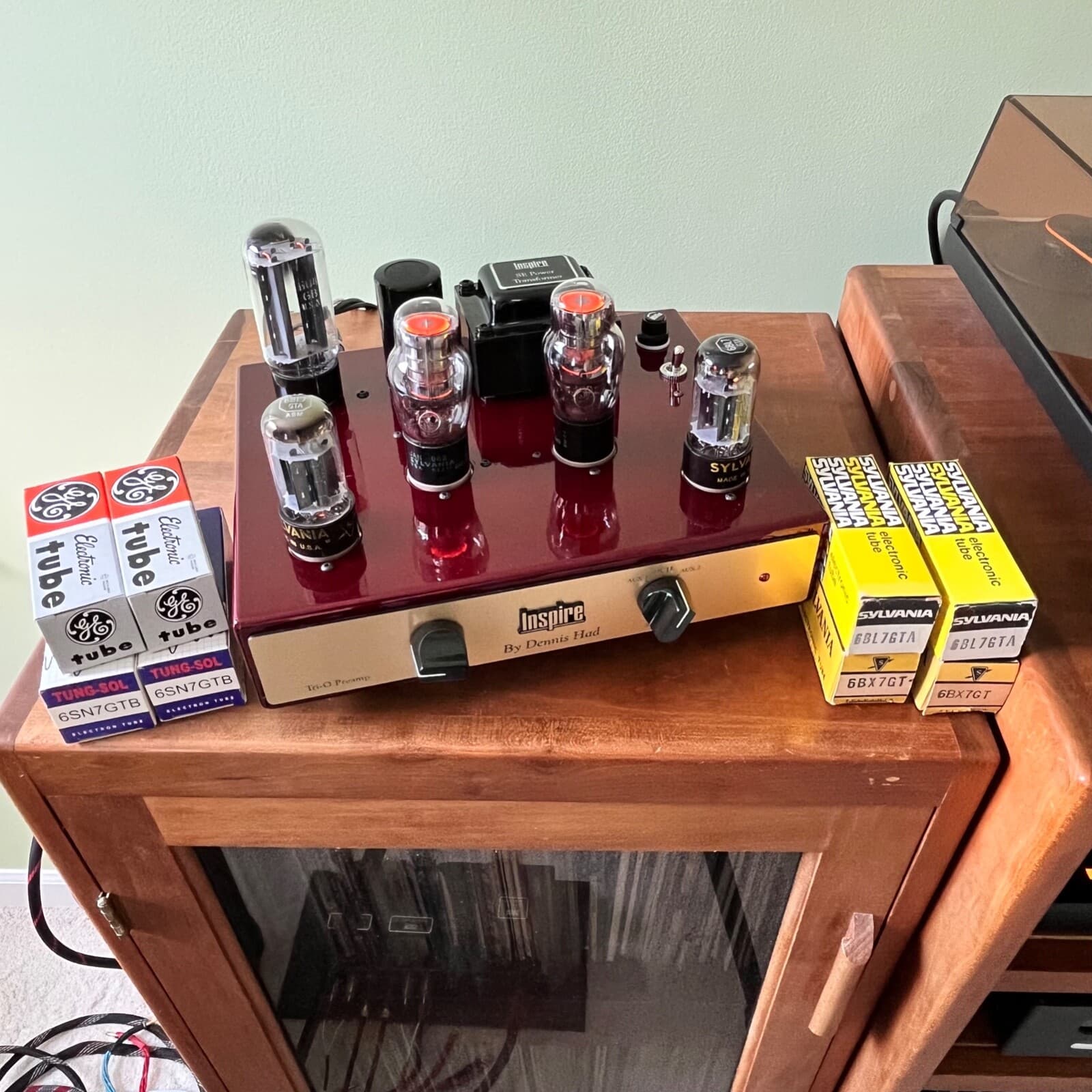 TUBE PREAMPLIFIER INSPIRE by DENNIS HAD TRI-O TUBE SET PREAMPLIFIER 4