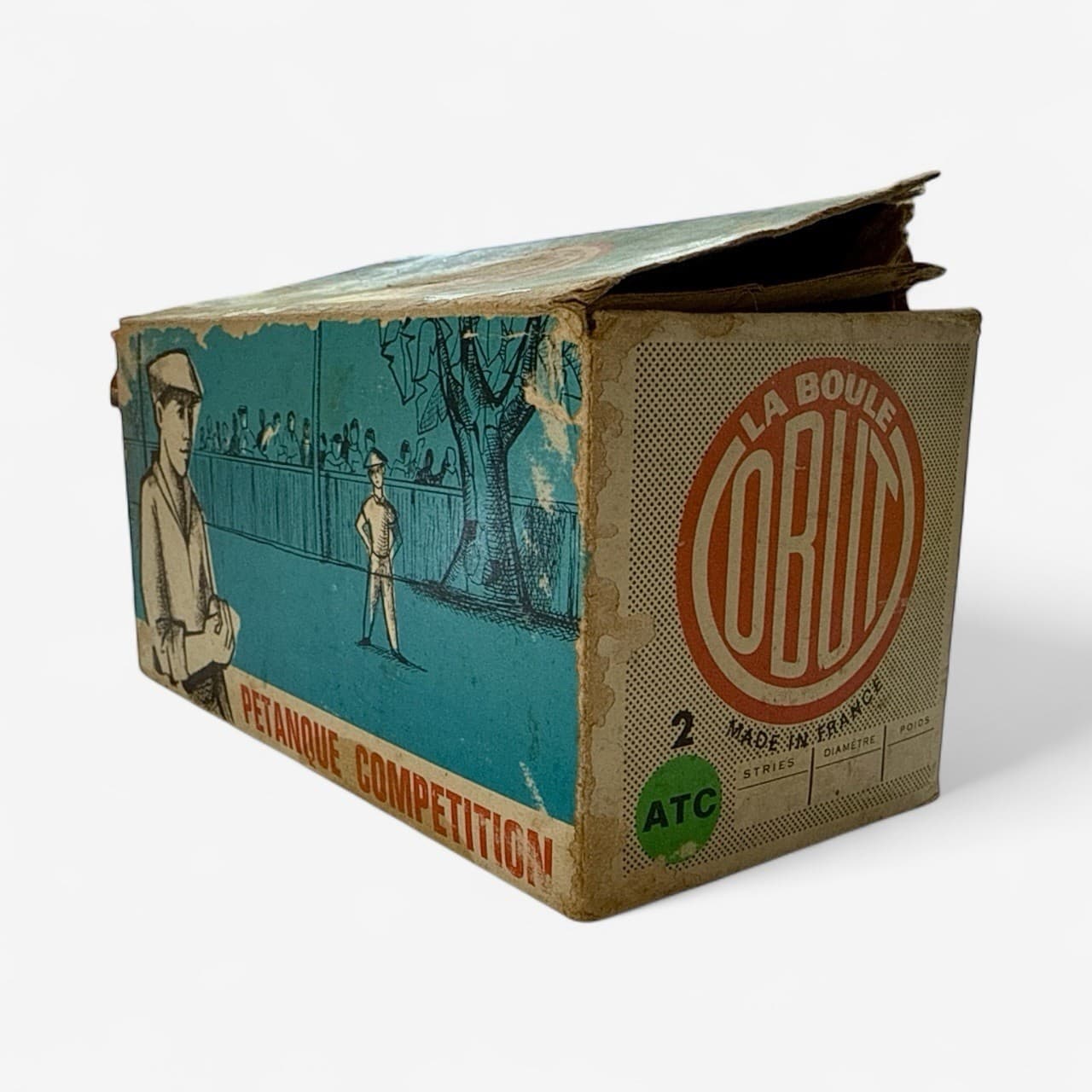 Vintage Obut Boules De Petanque Chrome Balls w Orig Box 2