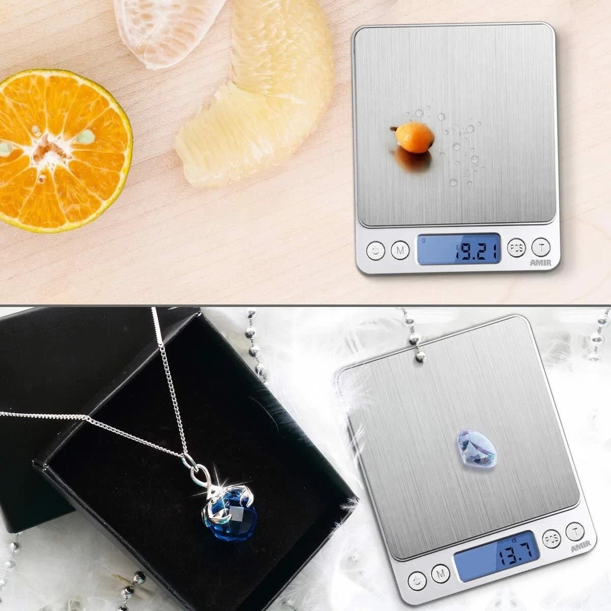 Digital Scale 3000g x 0.1g Jewelry Gold Silver Coin Gram Pocket Size Herb Grain 4