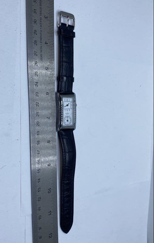 Men's Peaugeot 24mm Quartz Sub-Dial Dress Stainless Steel Watch 35g 6