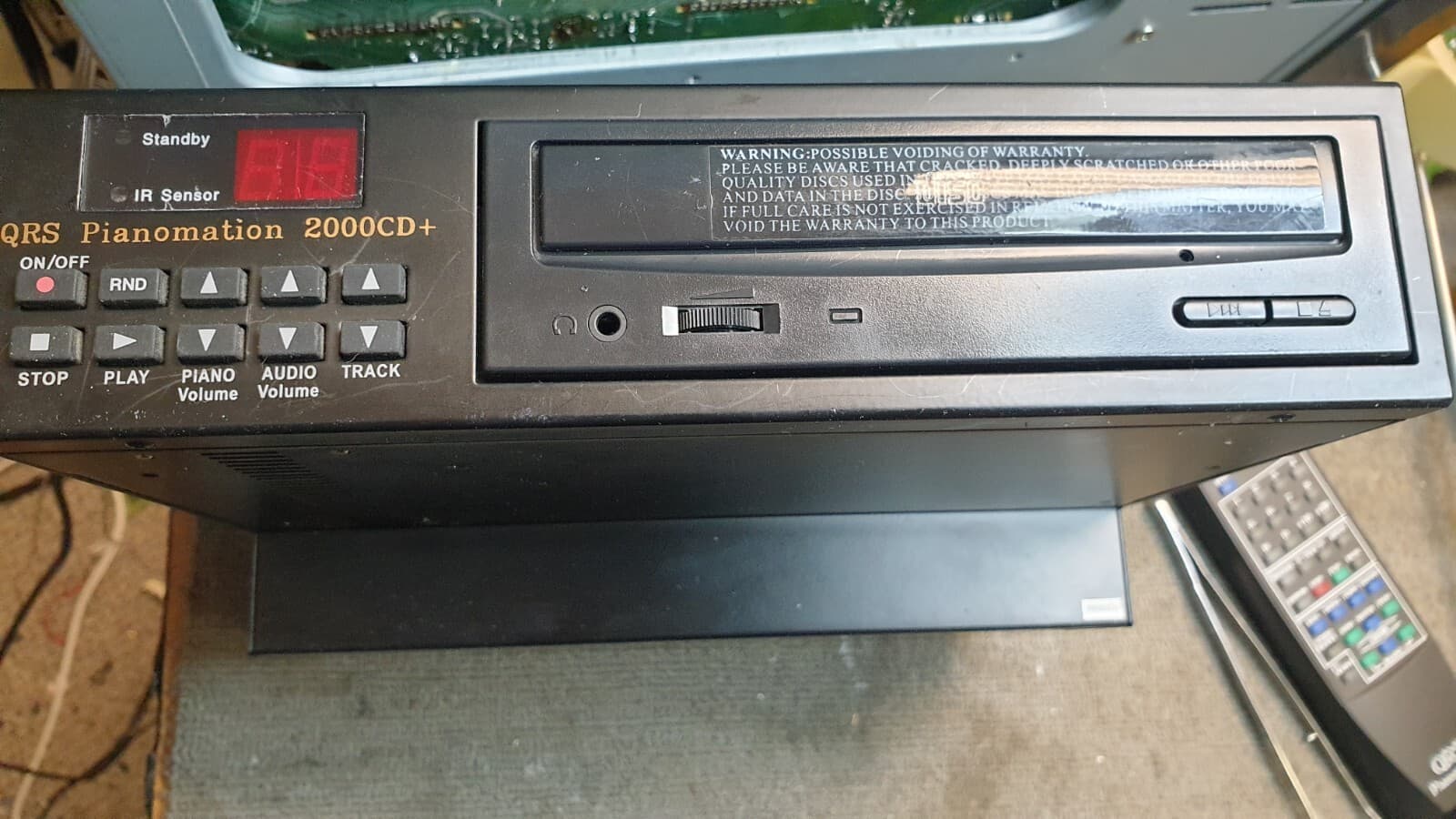 QRS PIONOMATION 2000CD + REPAIR SERVICE FOR CLICKING NOISE AND FLIKERING DISPLAY