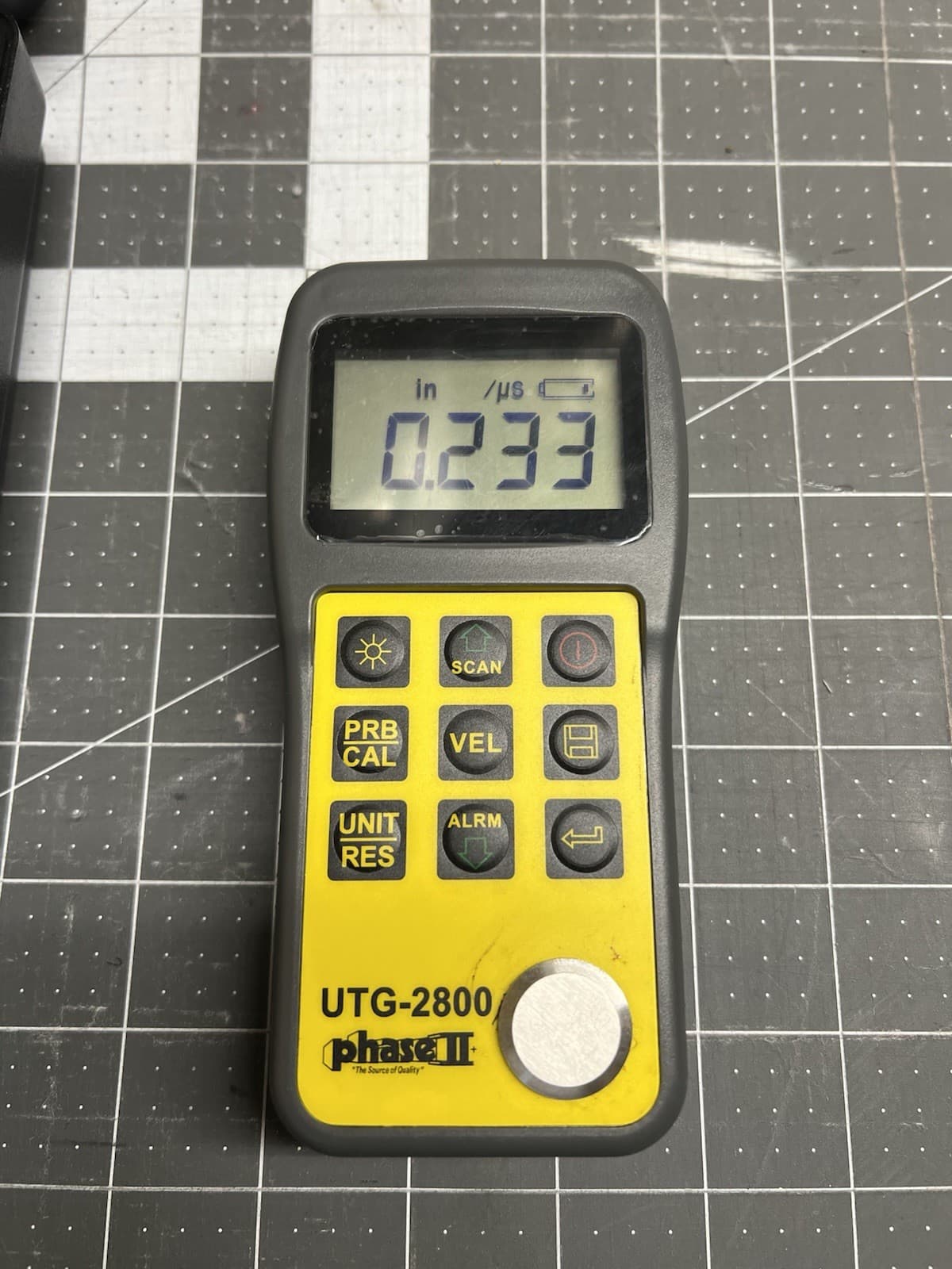 Phase II UTG-2800 Ultrasonic Thickness Gauge with Scan, Min/Max 5