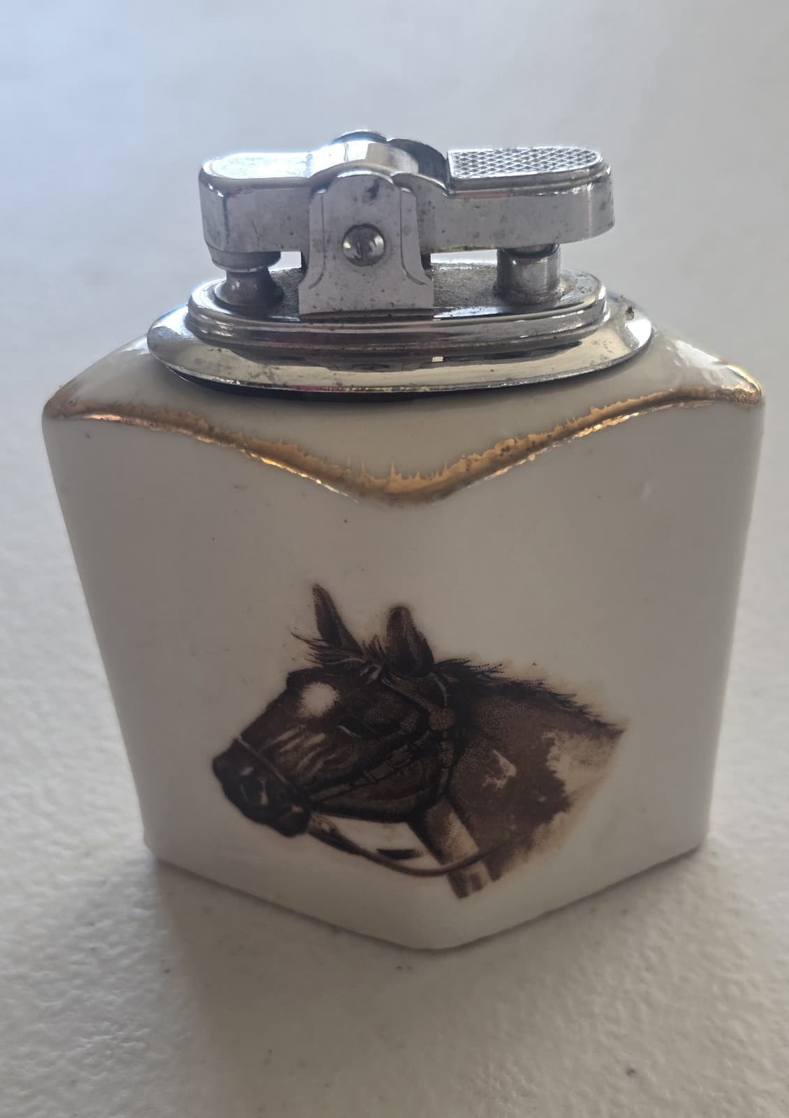 Vintage Horse  Head  Lighter Japan