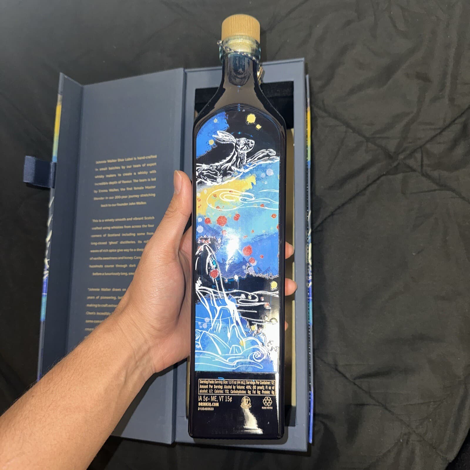 Johnnie Walker Blue Label Angel Chen Limited Edition Design BOX + EMPTY BOTTLE 4