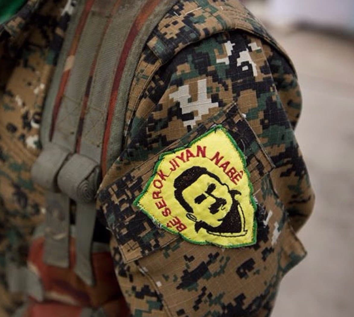 Syria Iraq Anti-Isis کورد PESHMERGA Fighter DAESH WHICKER vêlkrö INSIGNIA: YPG 4