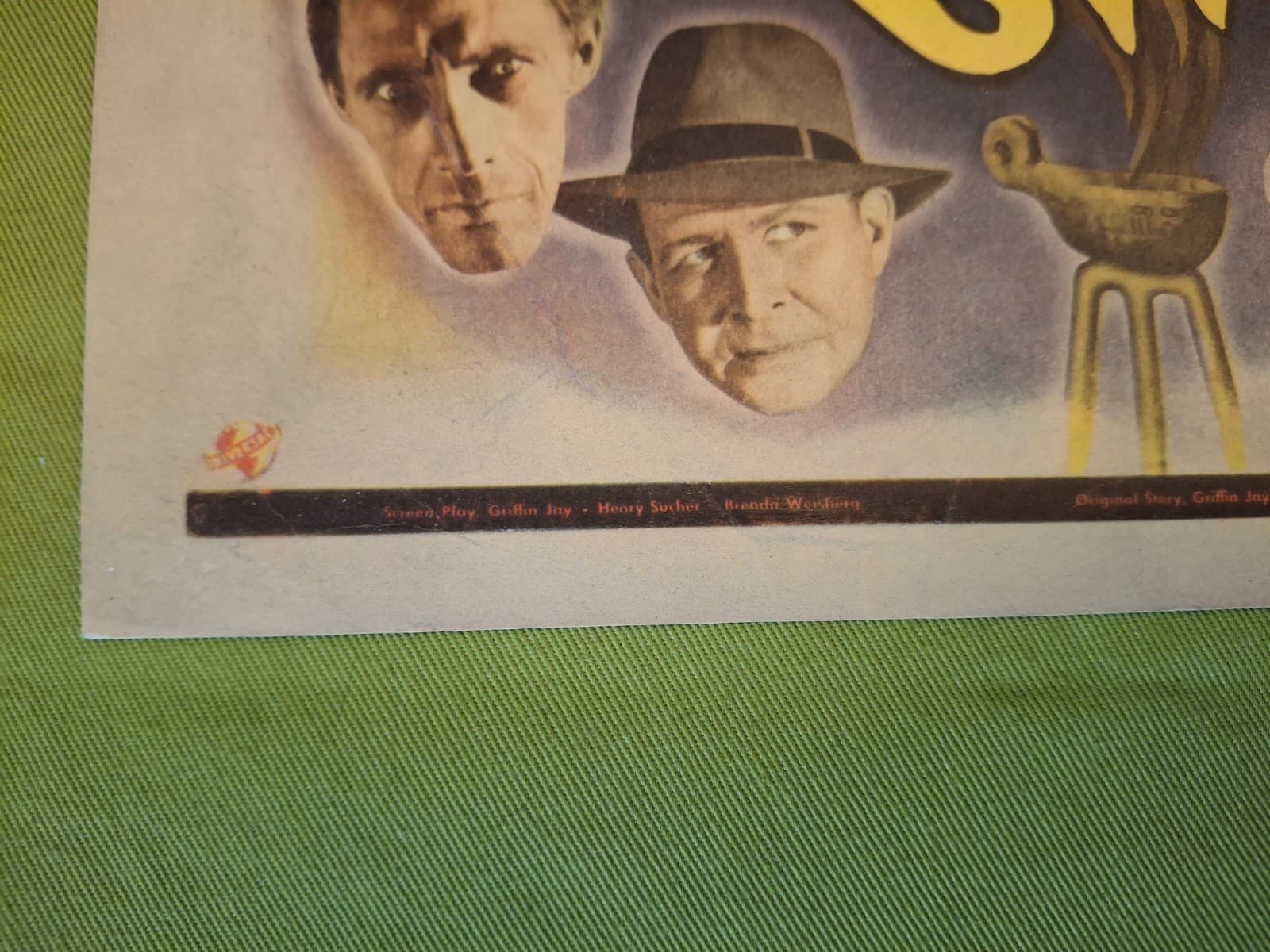 THE MUMMY'S GHOST Original Lobby Card 1944 Universal, Lon Chaney, Frankenstein 3