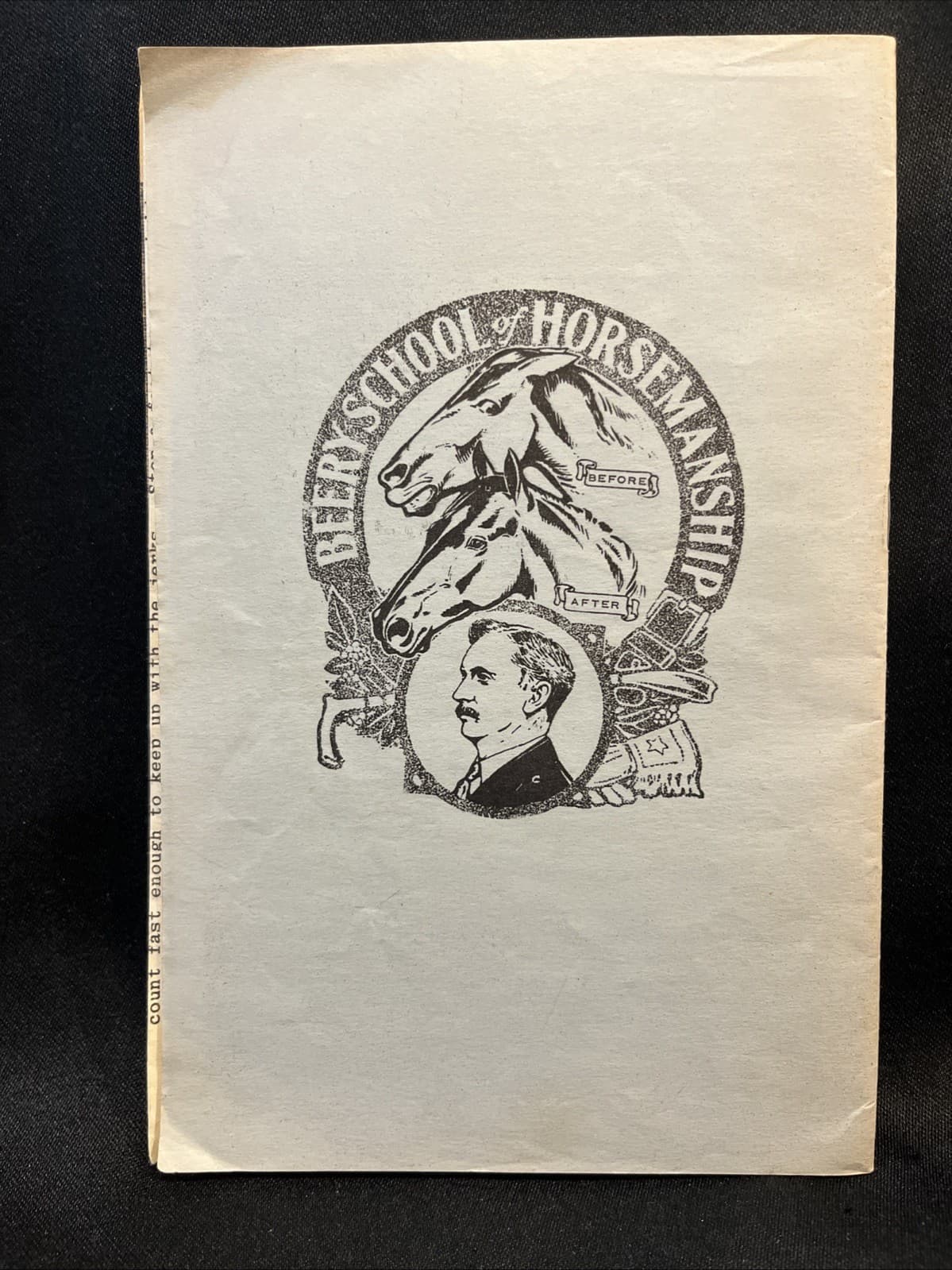 VTG 1930 How to Break and Train Horses & Ponies Booklet + Extra Prof Jesse Berry 5