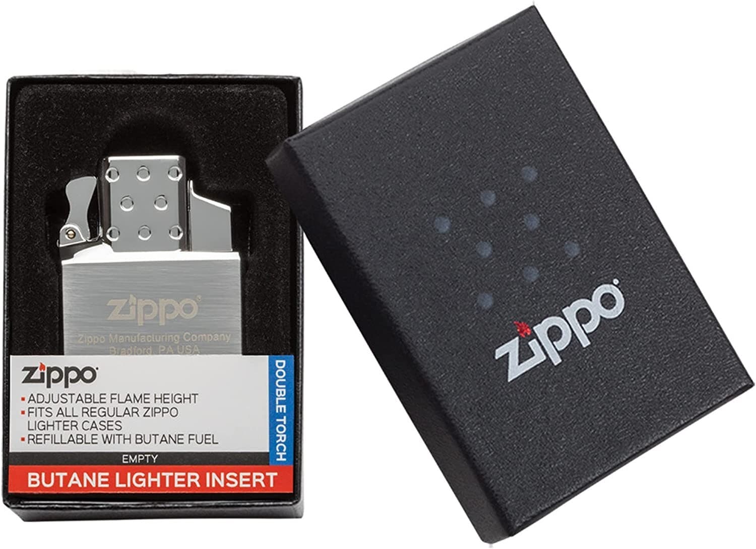 Zippo Butane Lighter Insert - Double Torch 65827 Unfilled 3