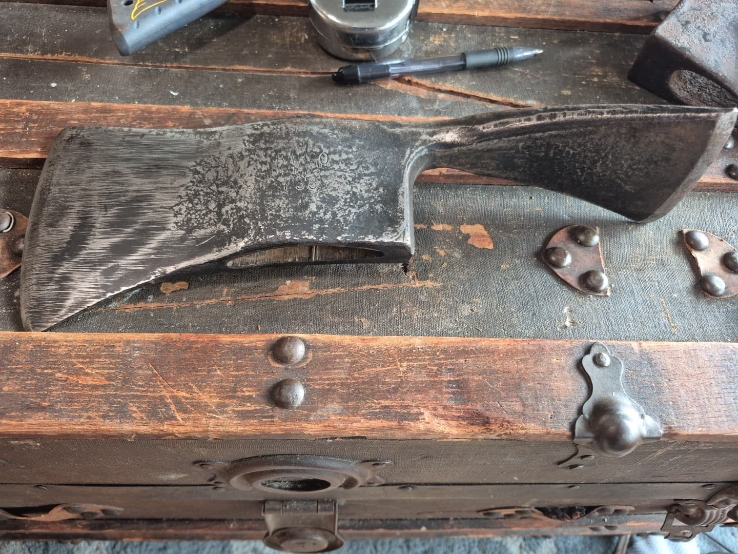 BARCO USA FSS Pulaski Axe Head Made In USA 4 Lb.  3 Oz. Pounds Great Condition  3