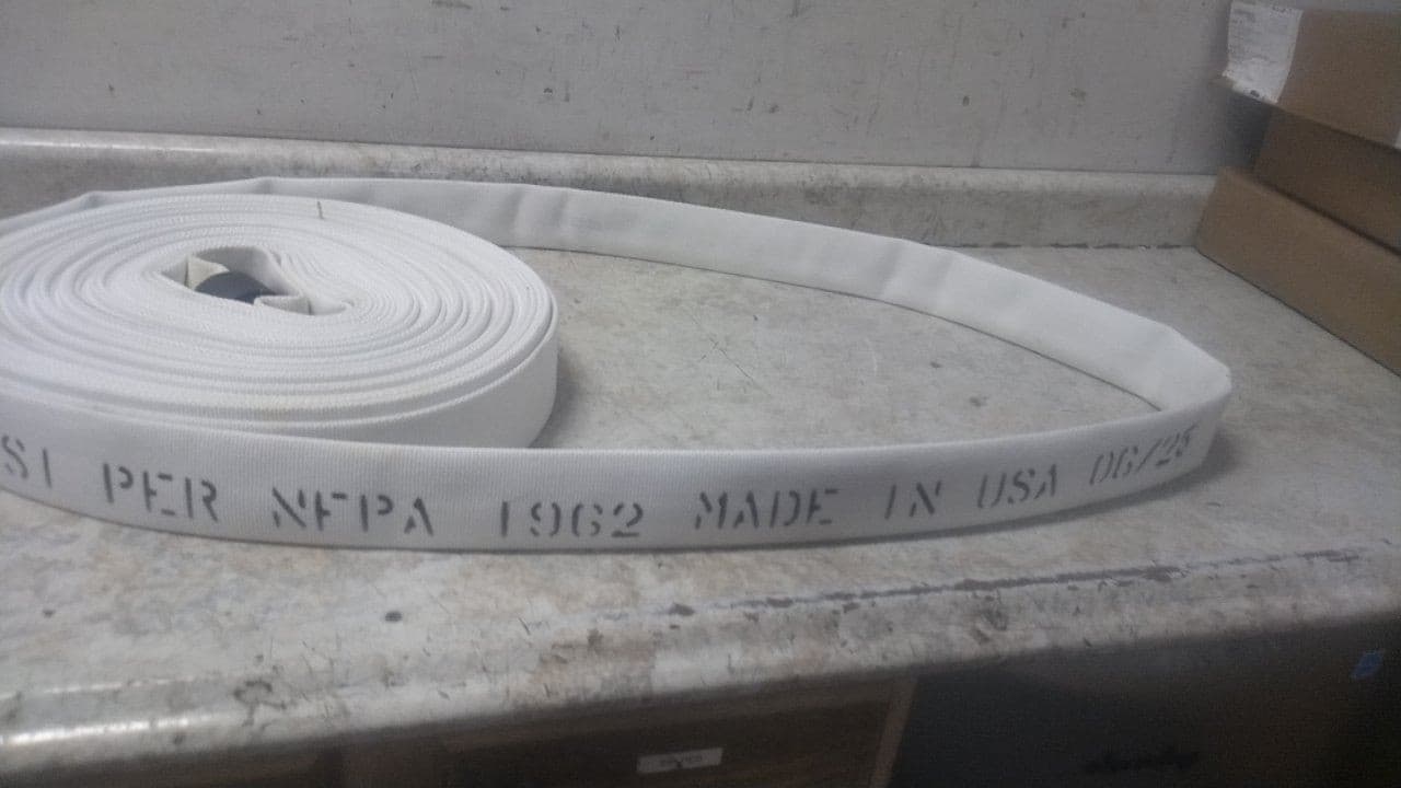 Dixon Valve A515100RAF 100 Ft Single Jacket Fire Hose w/Aluminum Rocker Lug (BW) 5