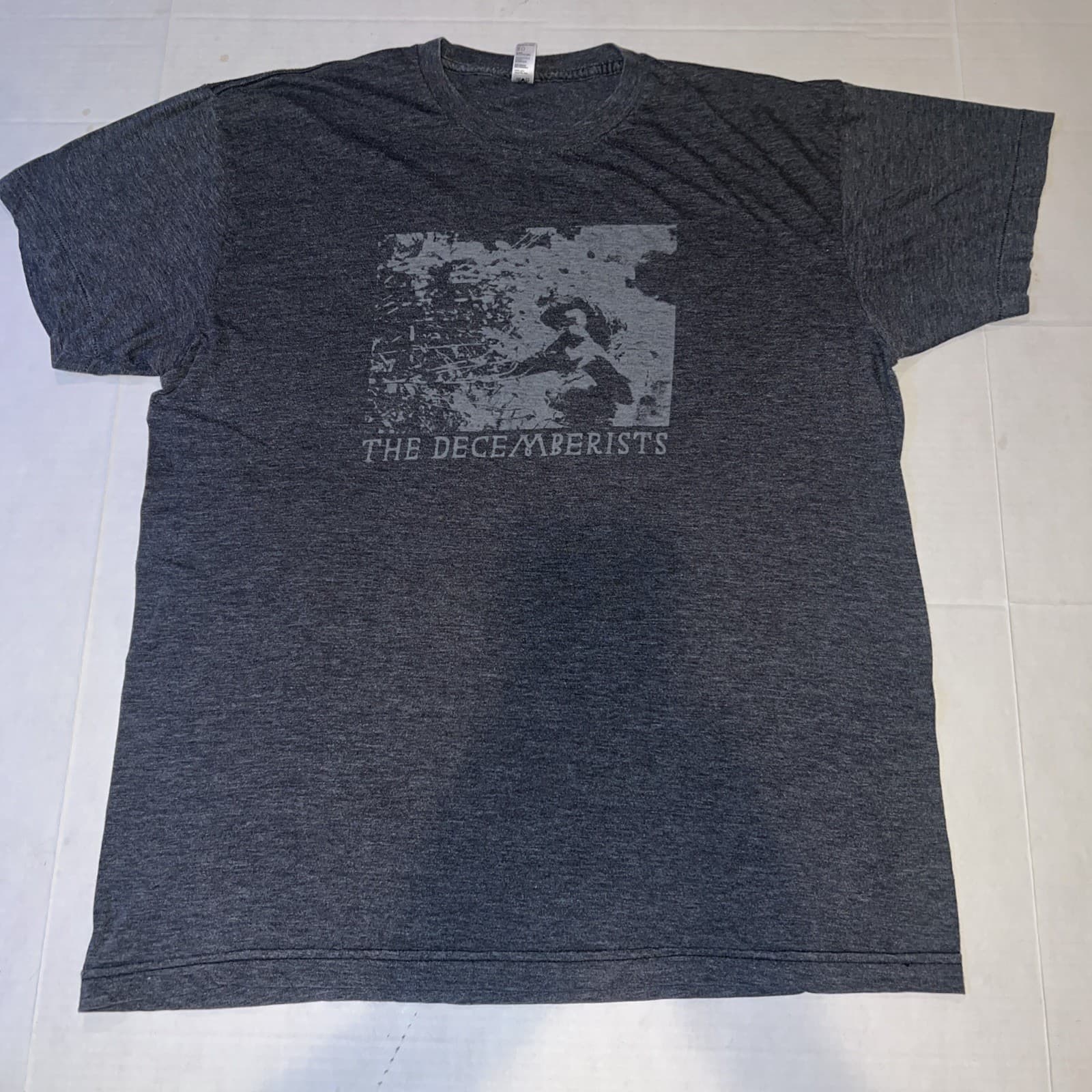 The Decemberists Band Logo Concert Tour Shirt Adult Large Gray Authentic New 2