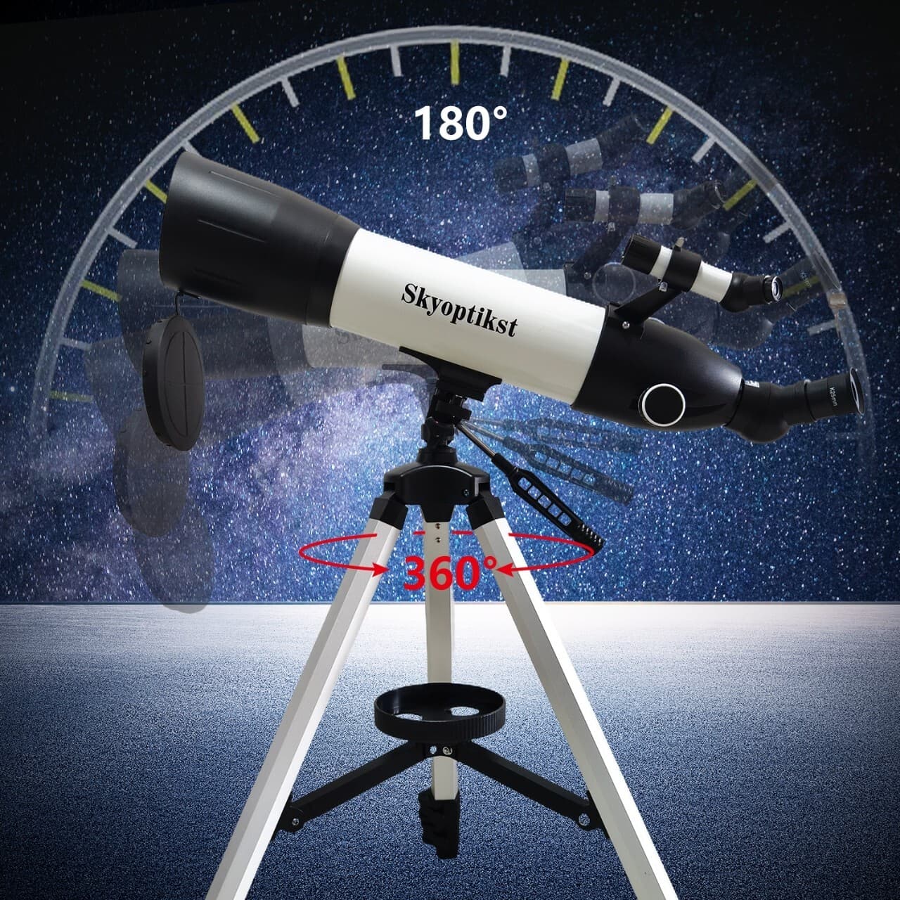 500x90 professional Refractor Astronomical Telescope Fully Multi-Coated US stock 3