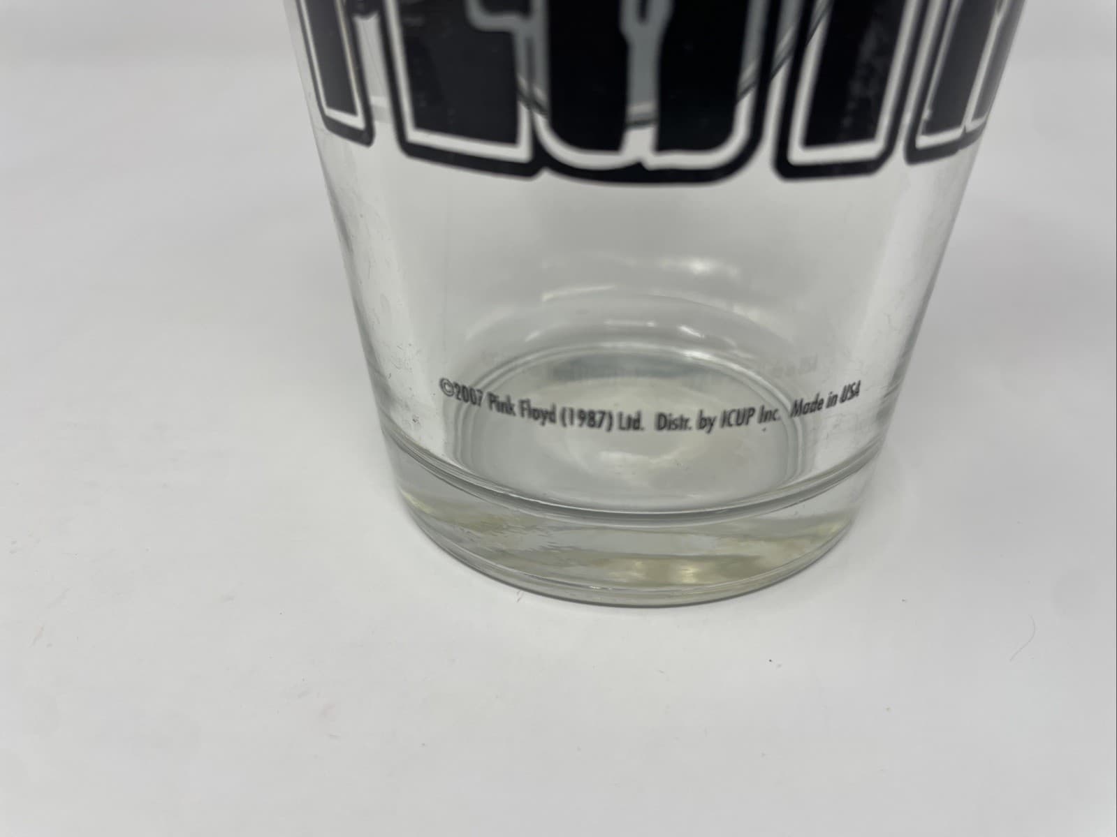 Pink Floyd Rock N’ Roll Pint 16 oz. Tall Glass 6” 2007 Dark Side Of The Moon Art 3