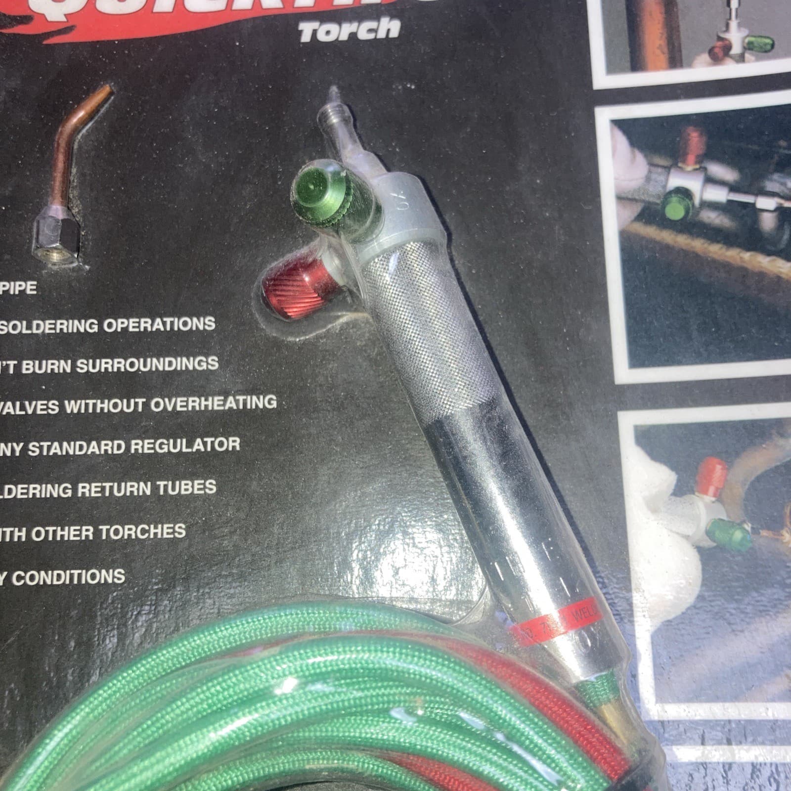 Smith Quickfire Torch Outfit Kit 23-1005ARV Soldering Welding HVAC Jeweler 3
