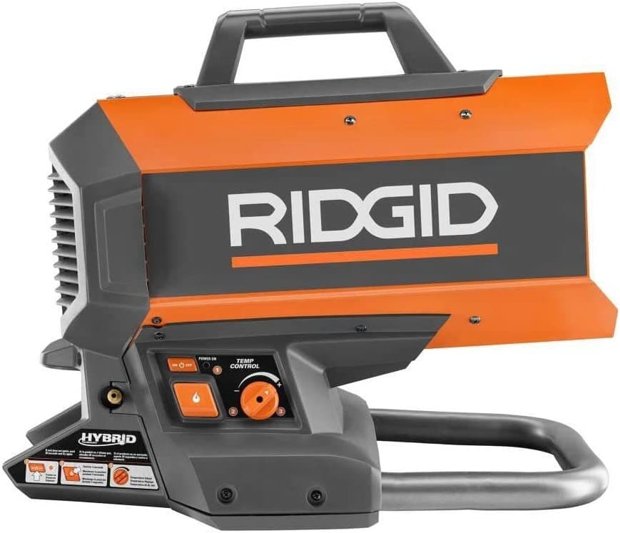 RIDGID Brushless 18V Hybrid Forced Air Propane Portable Heater R860424B 3