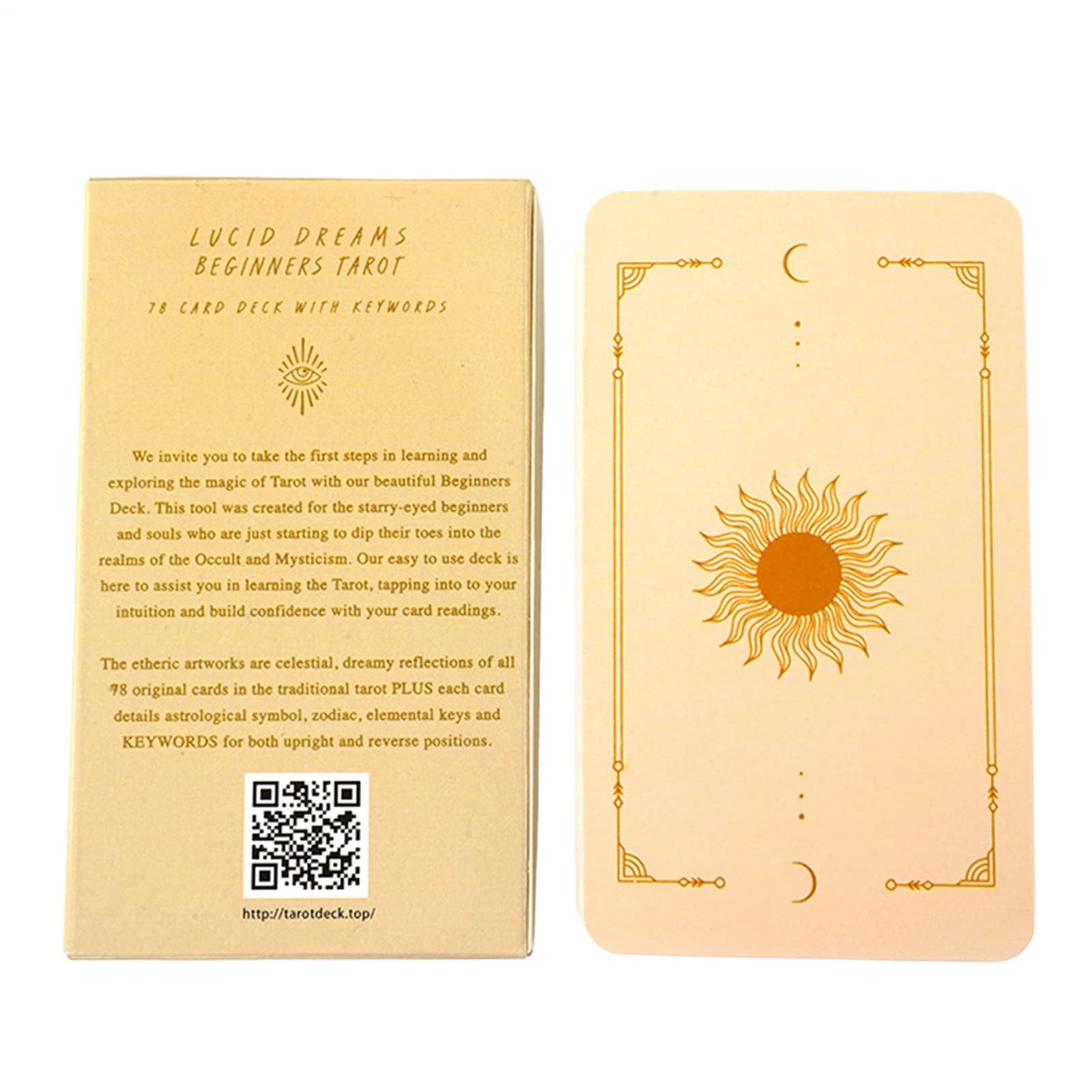 Tarot Cards Deck Set Full English Tarot Cards with Box 78 Cards Tarot Cards 5