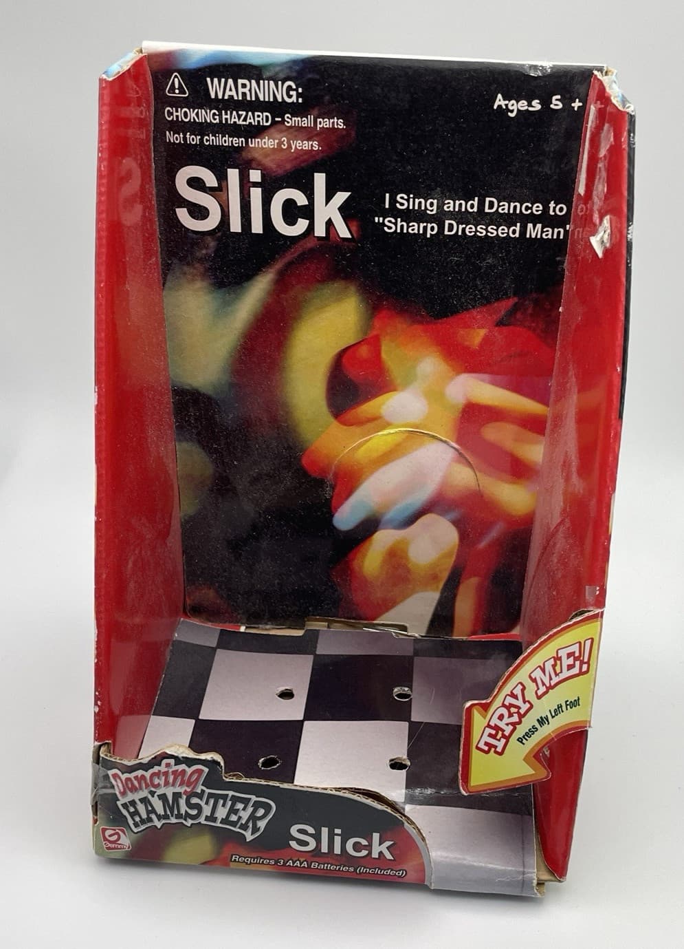 Gemmy Singing Dancing Hamster to Sharp Dressed Man ZZ Top w/original Box VIDEO 4