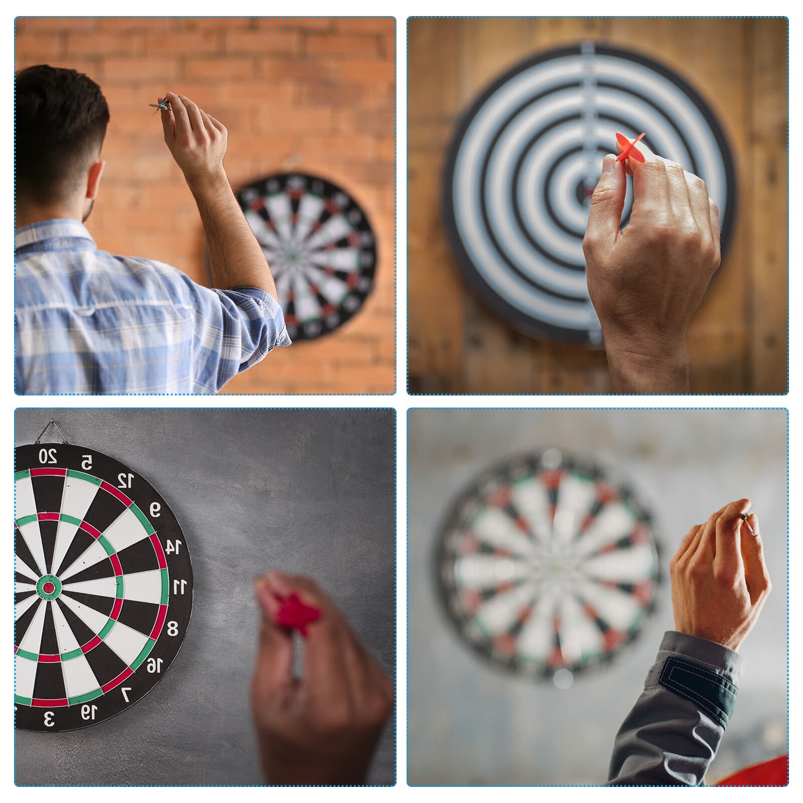 Integrated Dart Shaft and Flights, 15 Pack 2BA Screw Plastic Dart Flights, Green 5