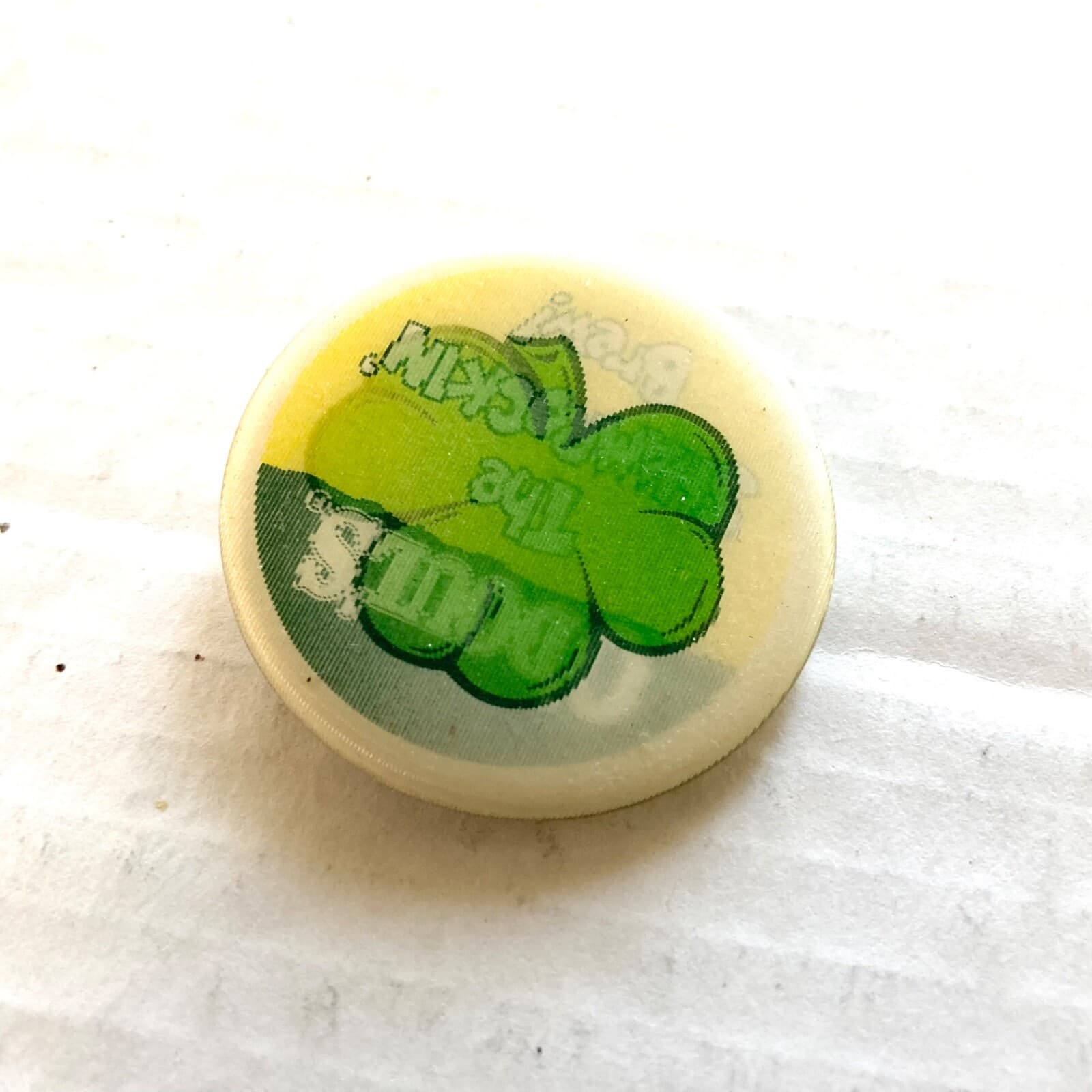 Vintage O'doul's Beer Button Pin Back Lenticular Odouls Shamrockin St Patricks 3
