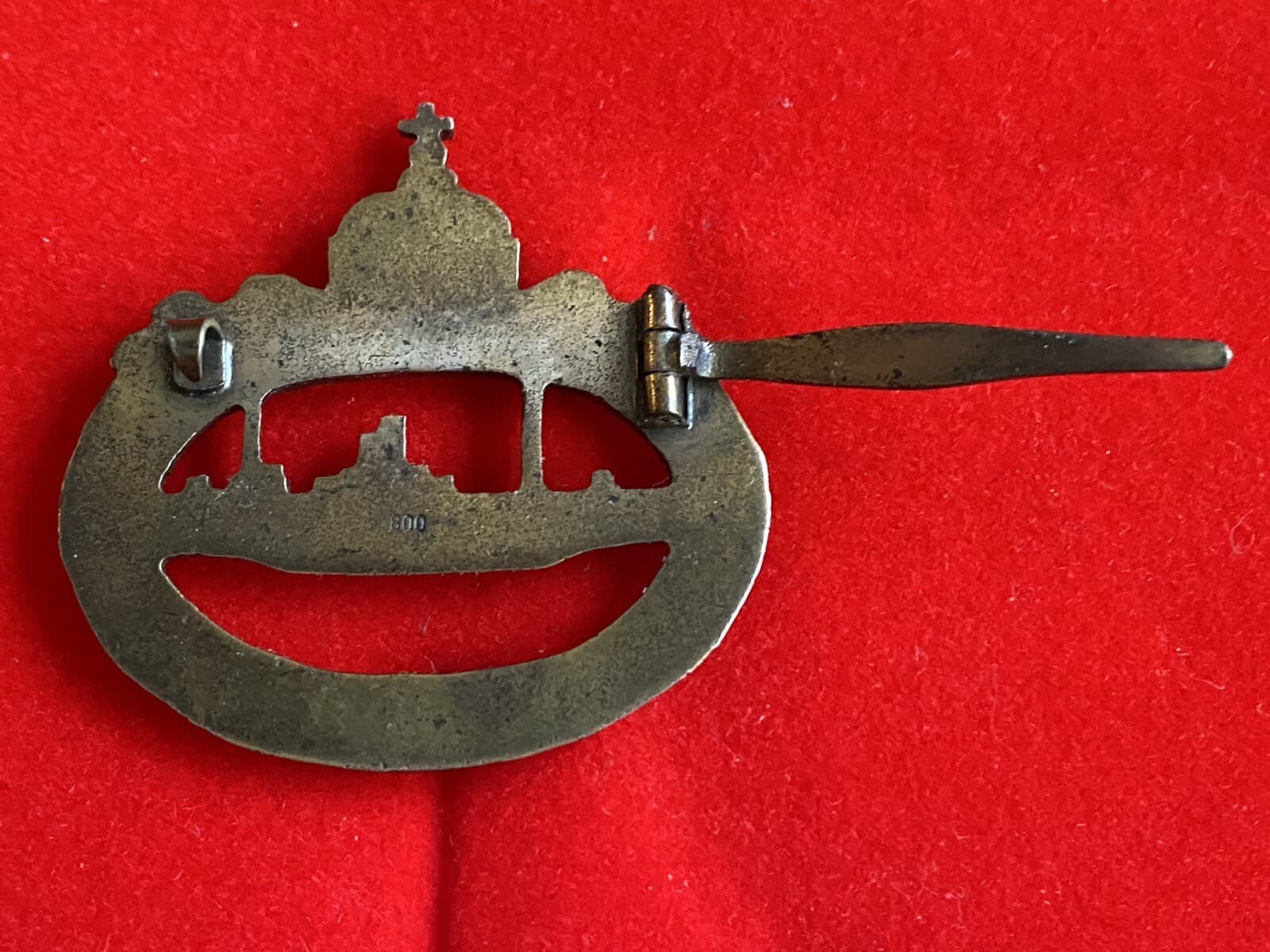 WWI Imperial German U-Boat Badge 800 Silver Private Purchase 6