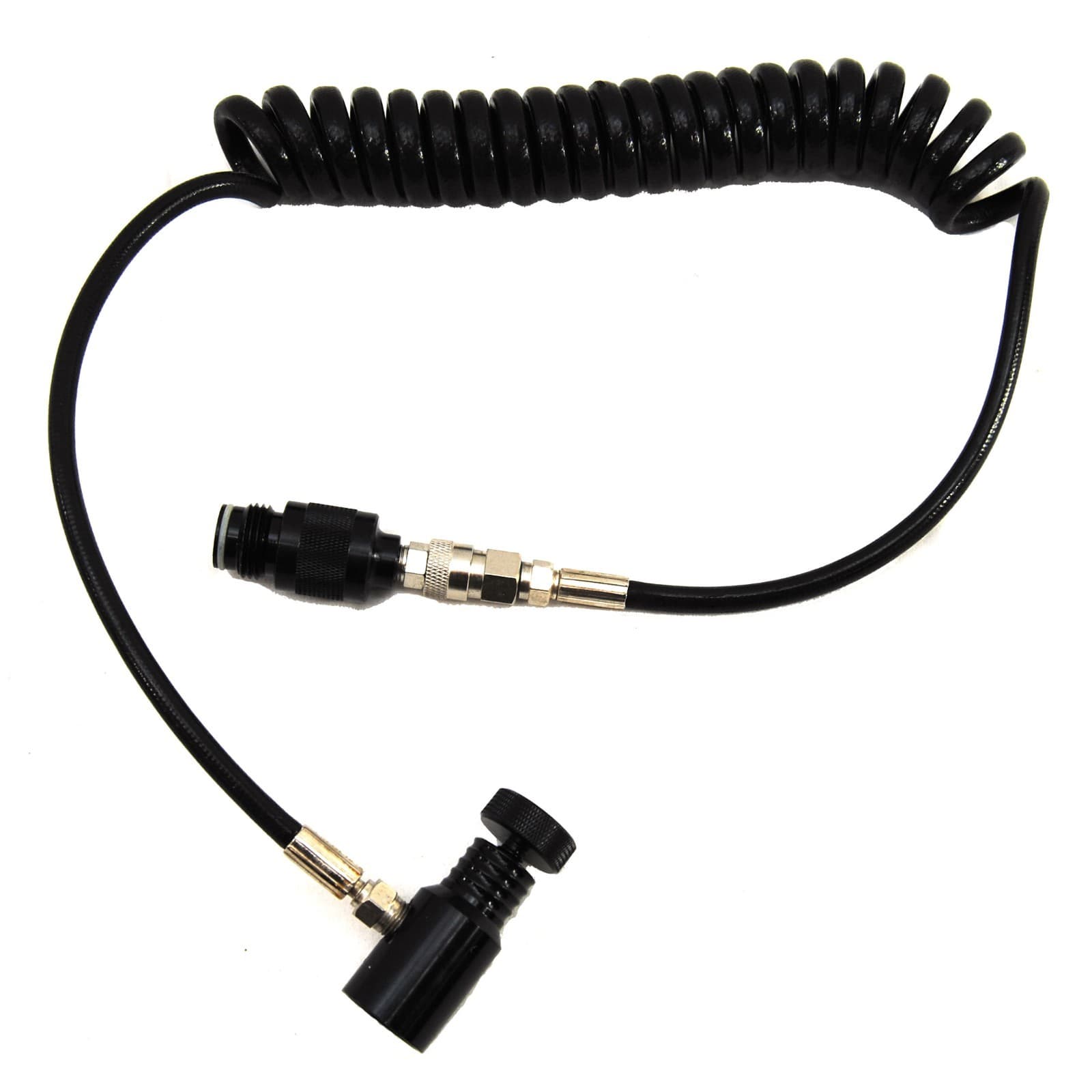 Tippmann Remote CO2 HPA Nitrogen Compressed Air Coiled Line w/ Quick Disconnect