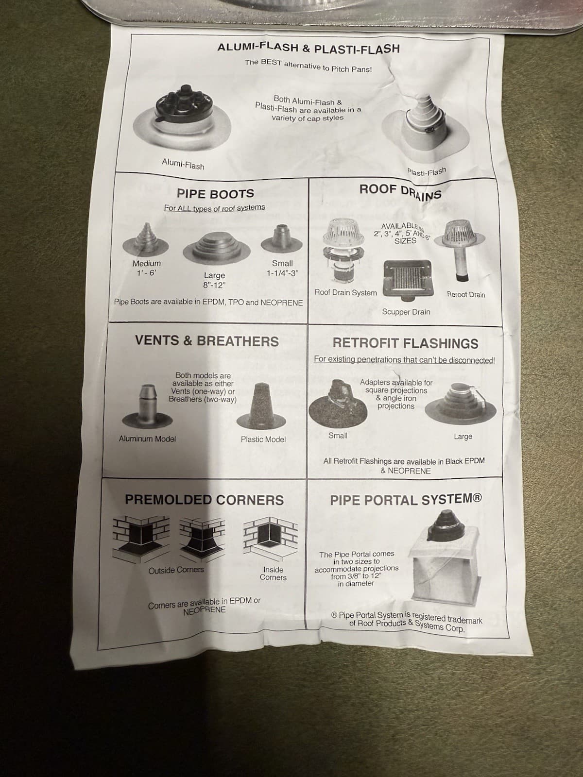 Deck-Mate Porta Plus Flashing With Clamps 1/4” To 4” #81036 (2 PCs.) 6