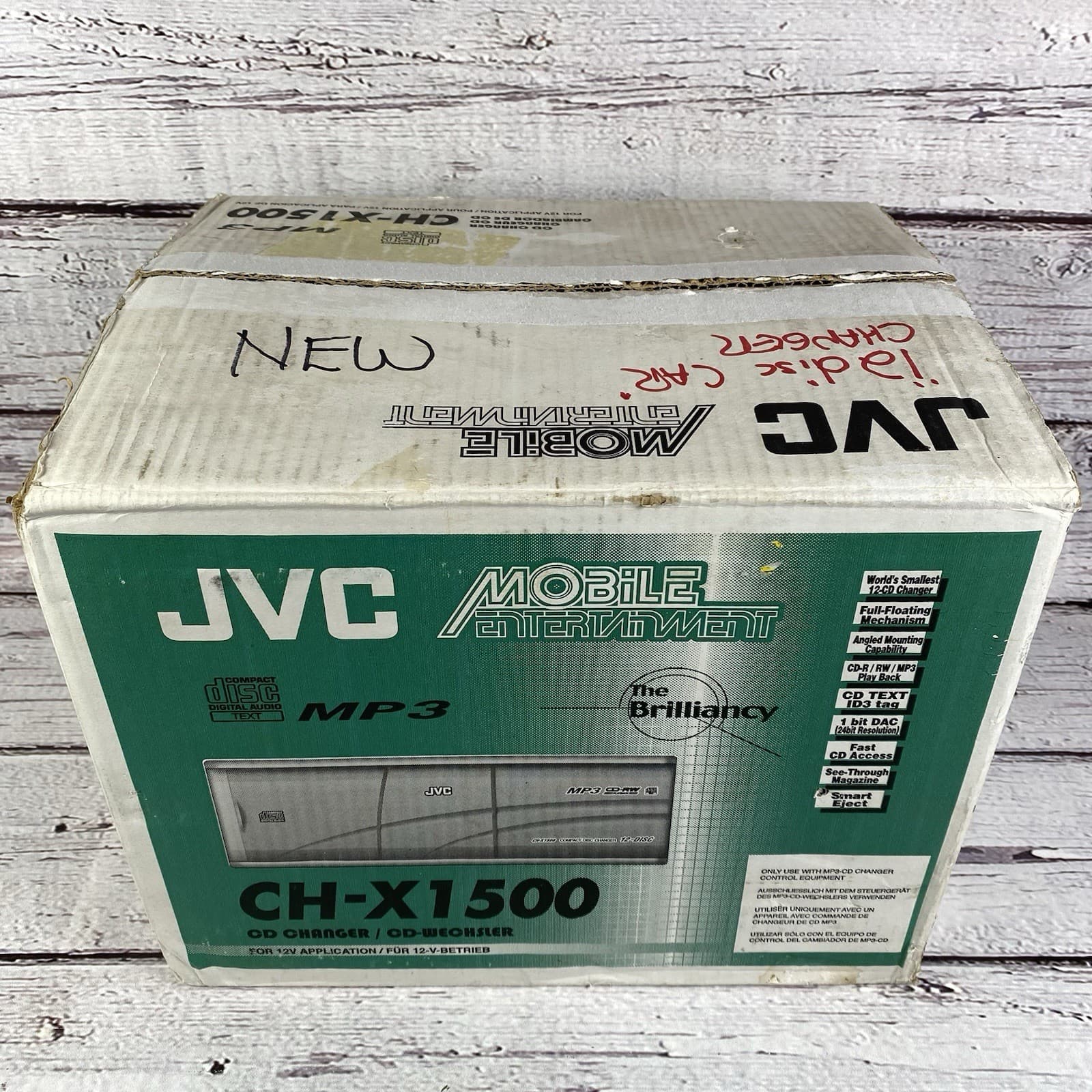 JVC CD Changer CH-X1500 Car Audio 12-Disc Mobile Entertainment 12V Application 2