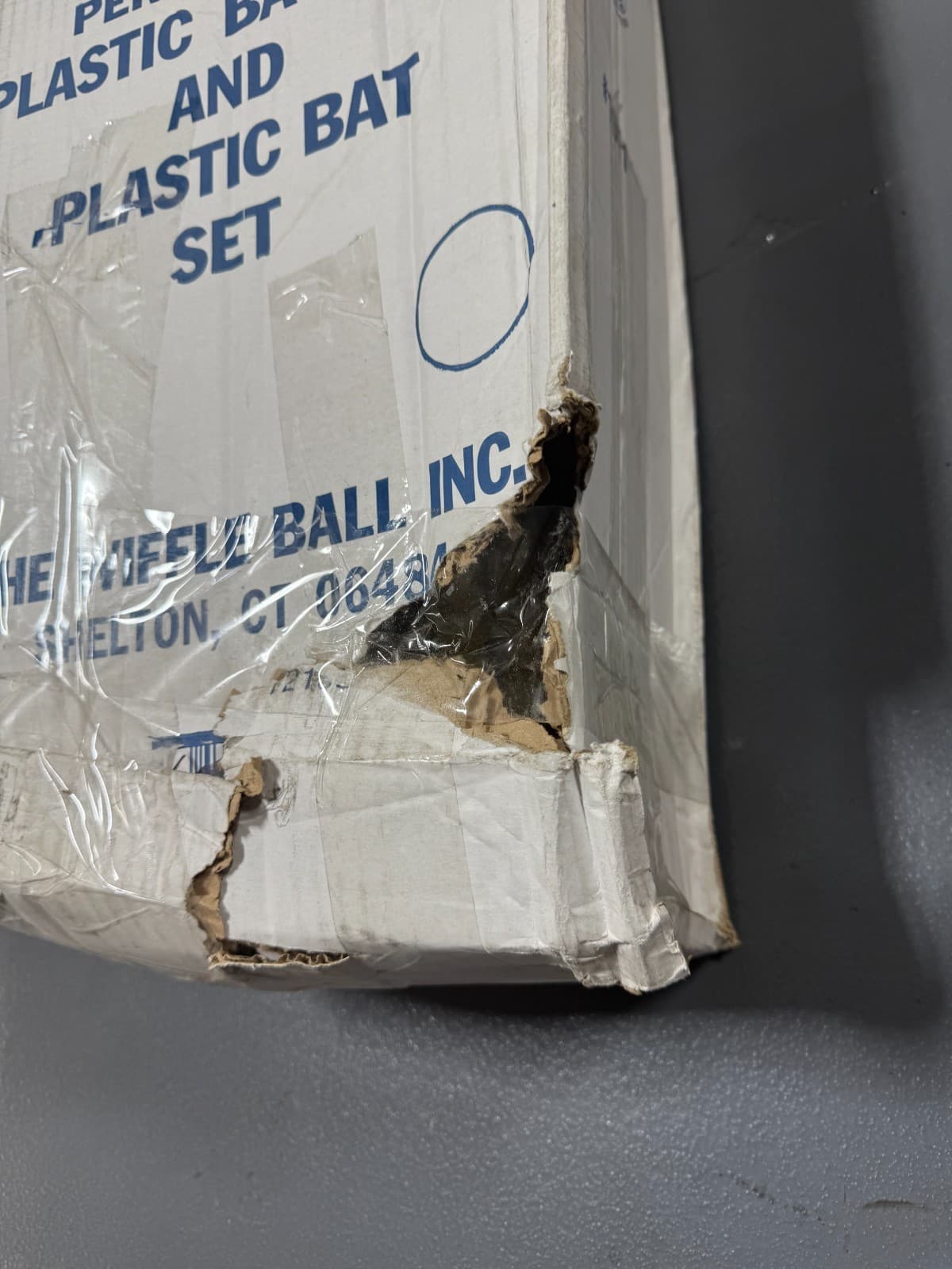 Wiffle Perforated Plastic Baseball And Plastic Bat Set, One Case 4