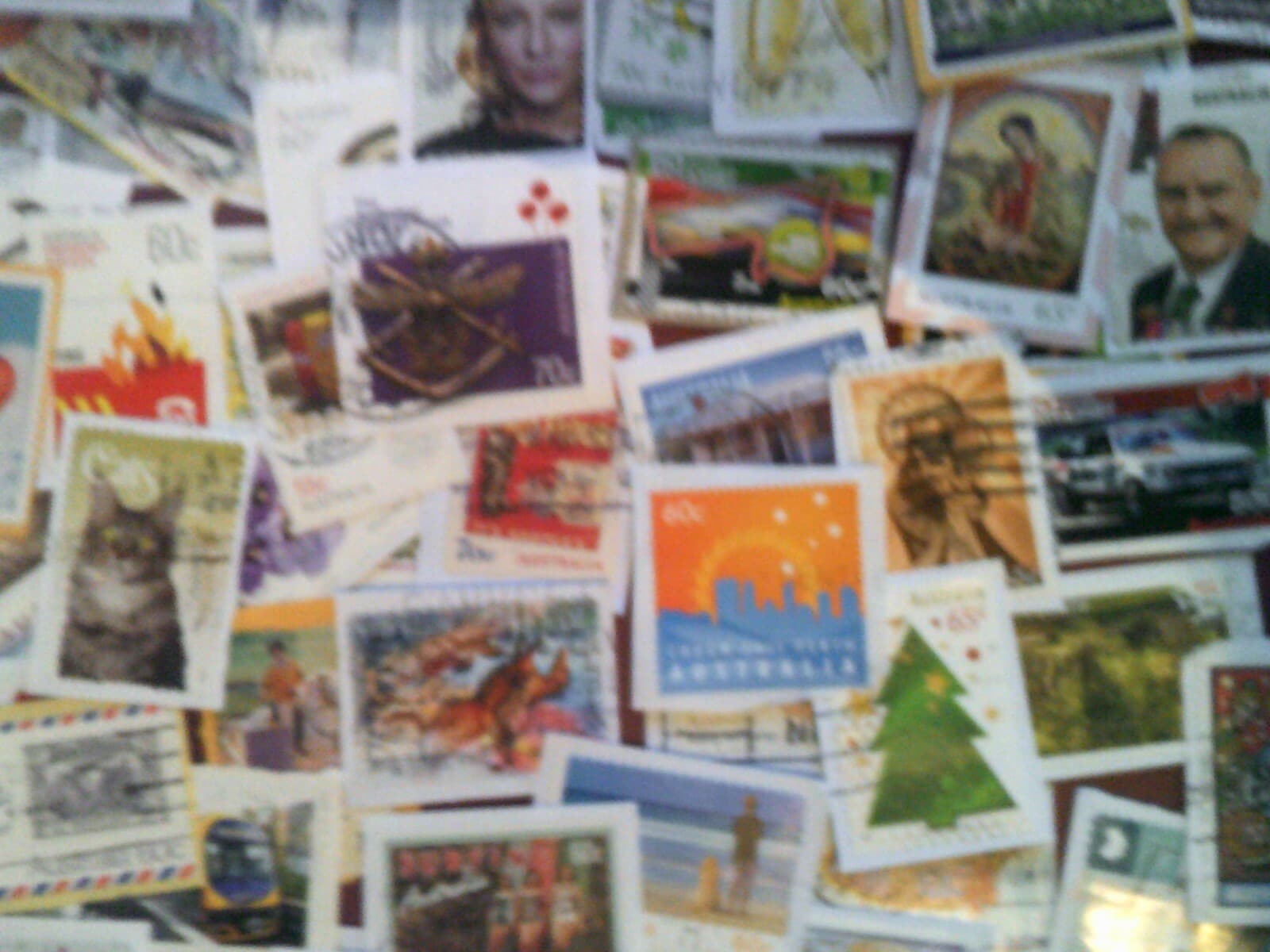 Australia Kiloware stamps High Values used , 290 Different ,. 6