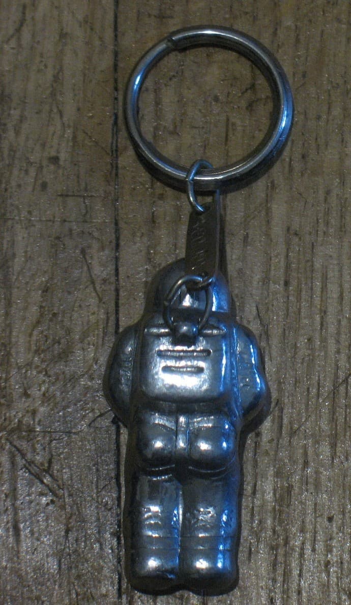 Charm Trinket Key Russian Space Rocket Man Suit Cosmic Trip Flight Fly USSR Old 2