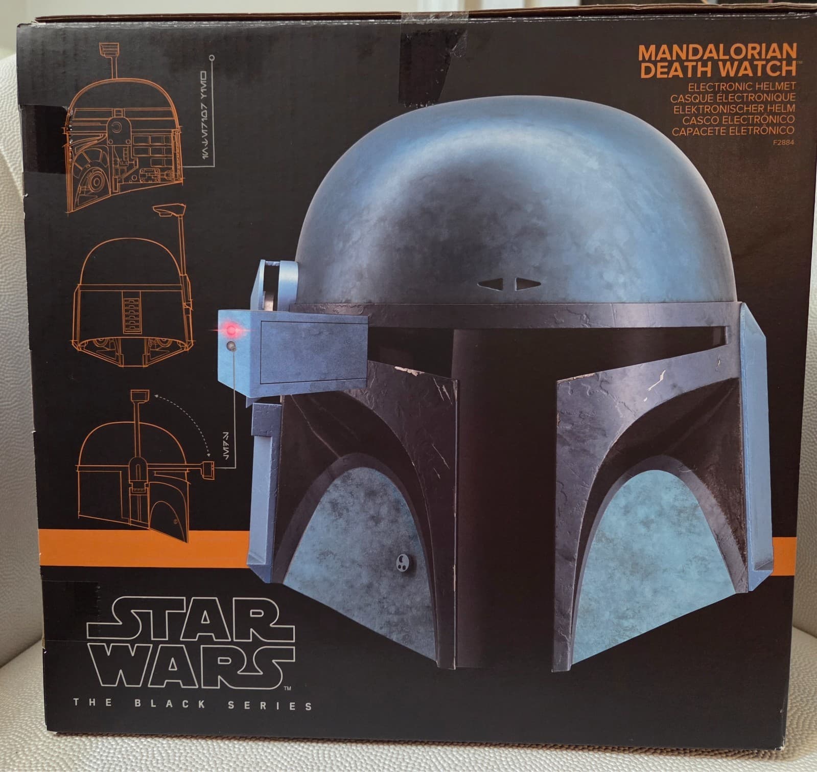 Mandalorian Helmet Star Wars Black Series Death Watch Electronic Hasbro NEW 2