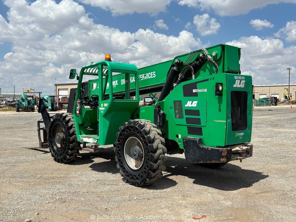 2018 Skytrak 10042 42' 10k Telescopic Reach Forklift Telehandler Aux Hyd bidadoo 4