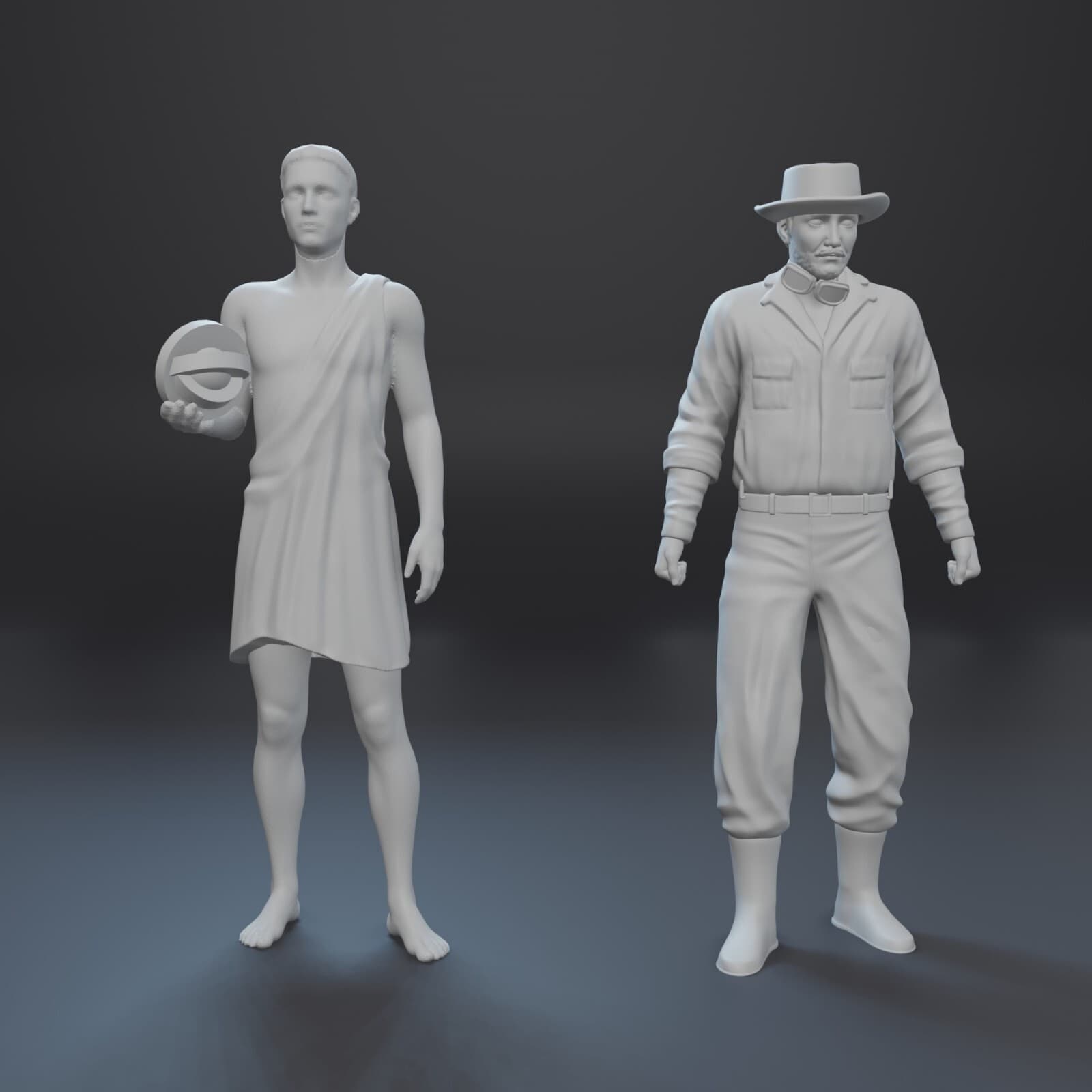 Lost In Space - Blast off into Space and Space Circus - 1:24 3D Printed 8-piece 3