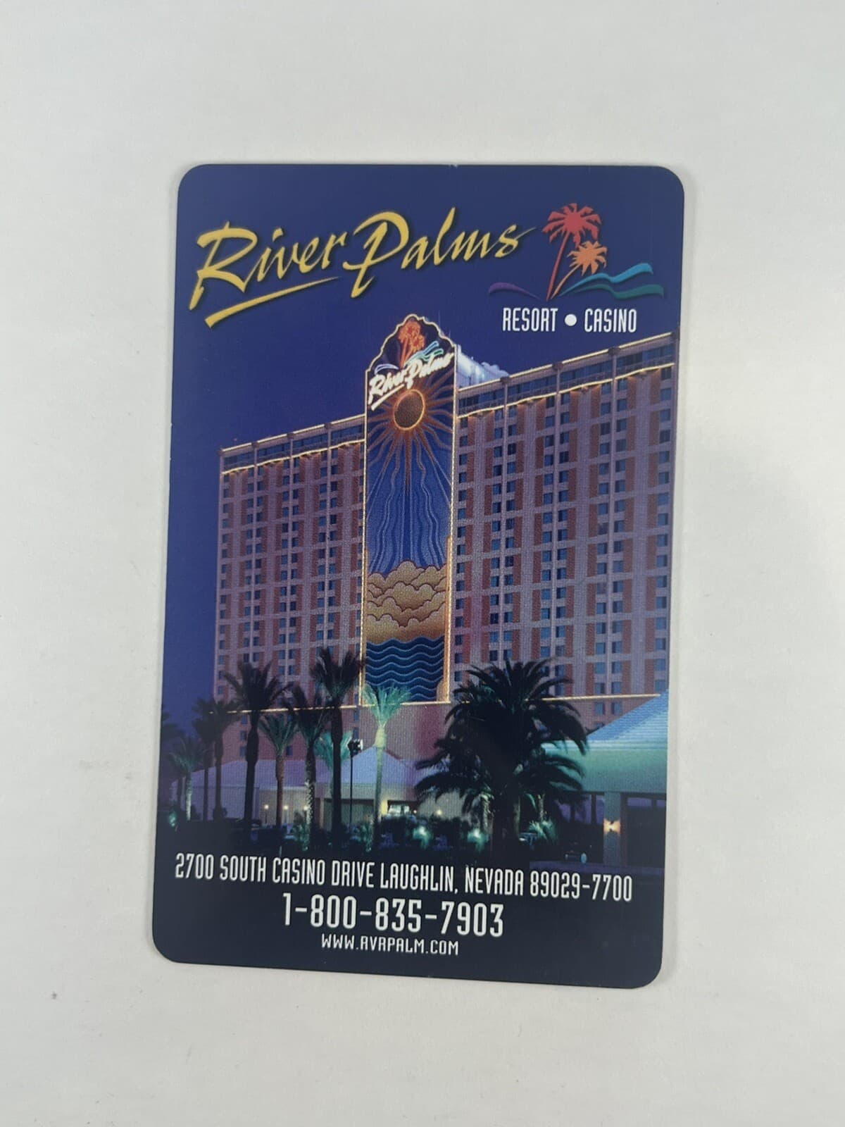 River Palms Resort Casino Laughlin Room Key Card