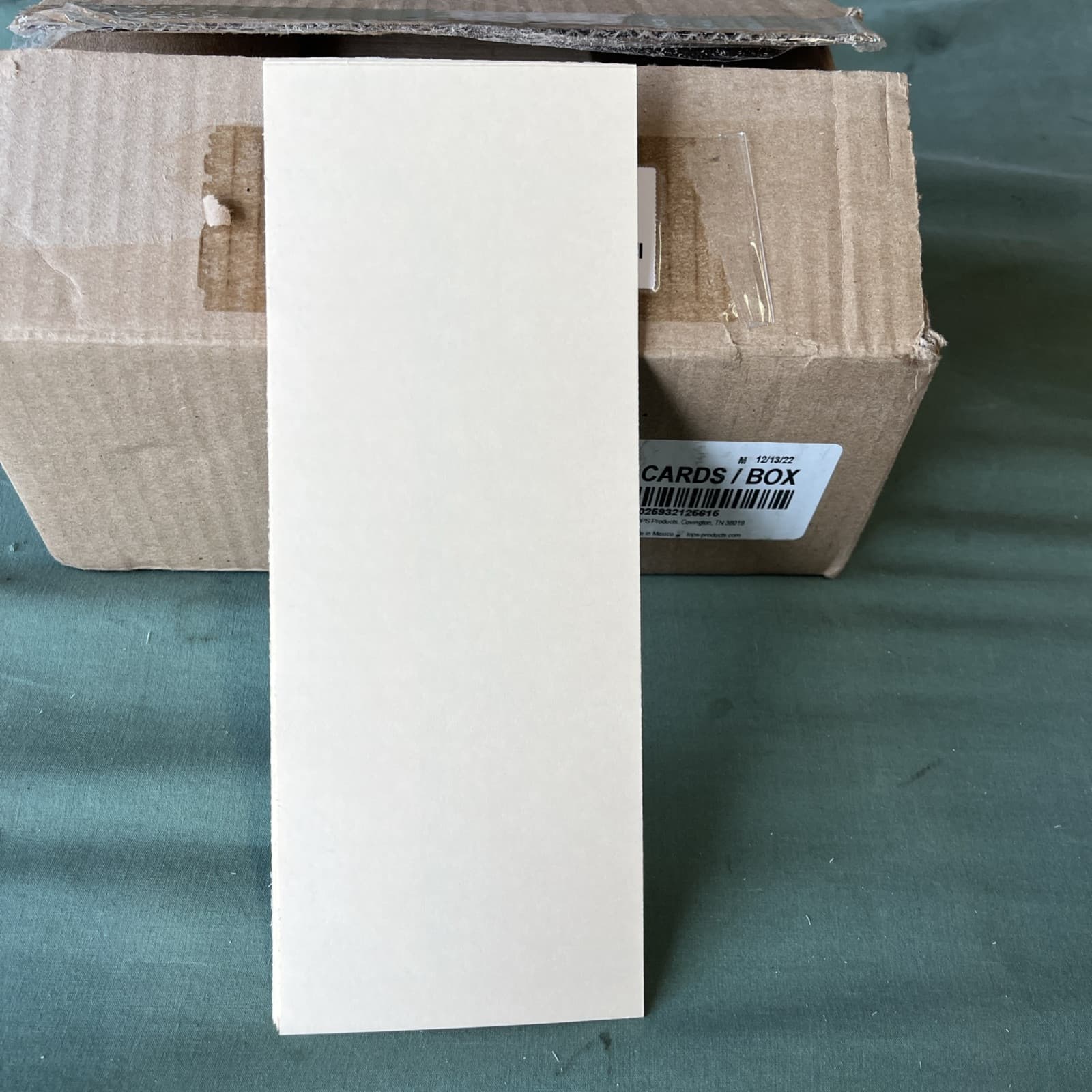 TOPS Time Cards, Weekly, 1-Sided, Numbered Days, 3-1/2" x x 9", Manila  3