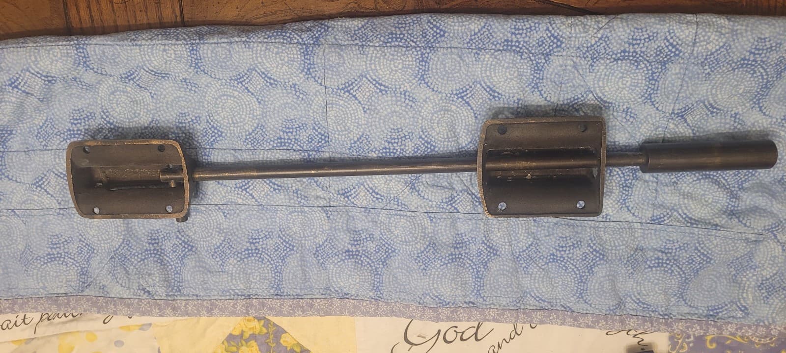 Heavy duty oil rubbed Bronze metal finish security door lock bolt 16" 4