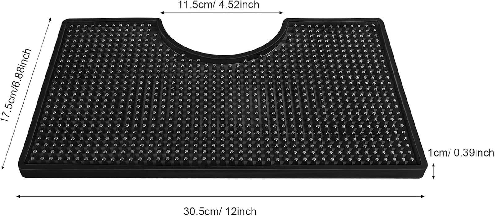 Beer Drip Tray, Non-Slip PVC Kegerator Surface Mount Drip Tray Mat, Beverage Bar 2