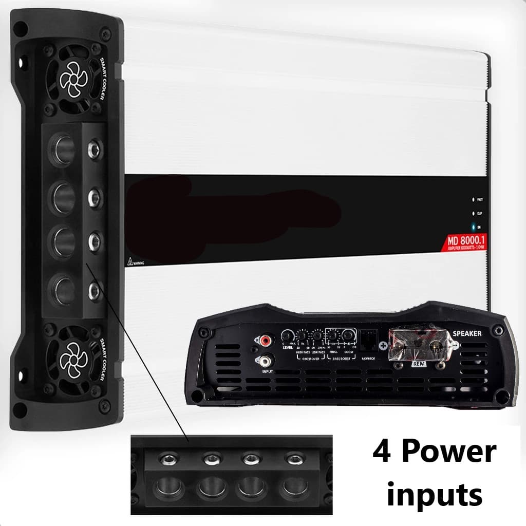 Amplifier MD 8000 1 Ohm Amplifier MD8000 HD8000 8K Watts 8000.1 Amp SHIPS 2