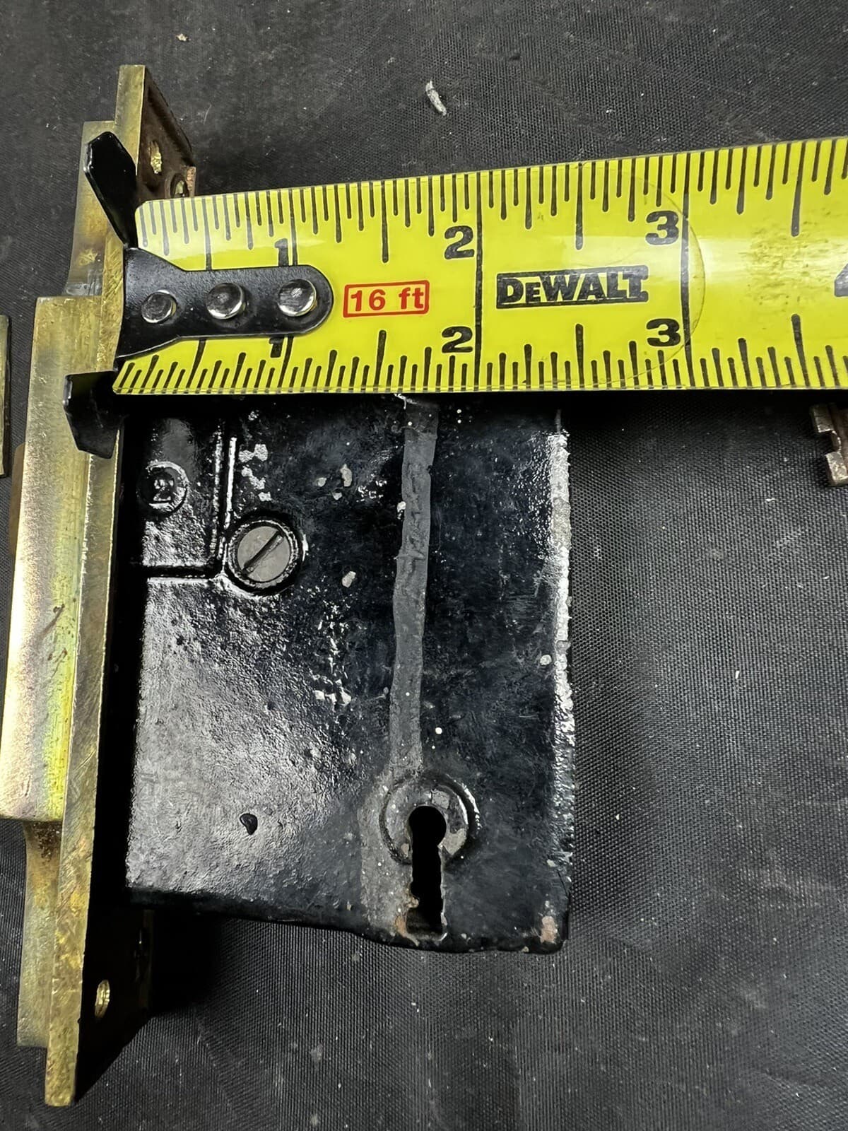 Russwin Rabbeted French Door Double Door Mortise Lock With Key RH 6