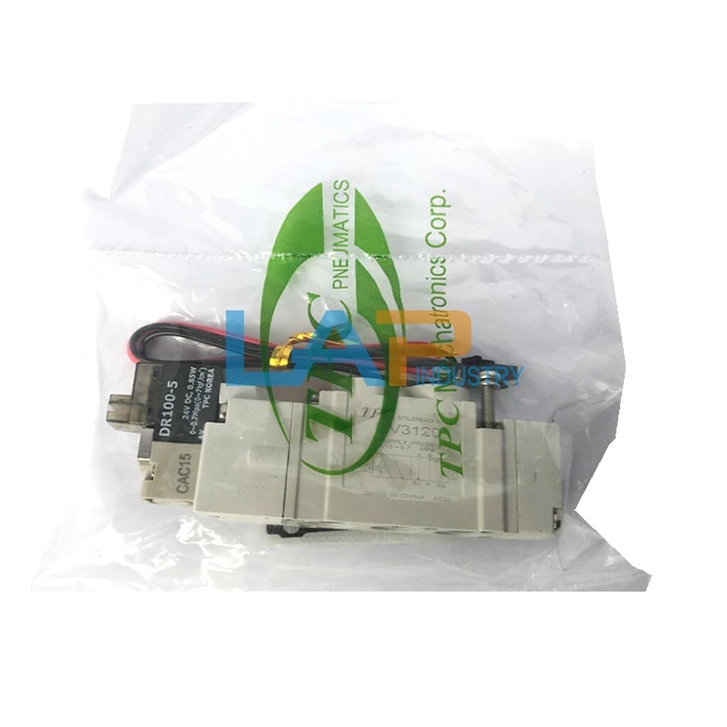 1PCS New For TPC DV3120 DV3120-5H-01 24VDC Electromagnetic Valve 6