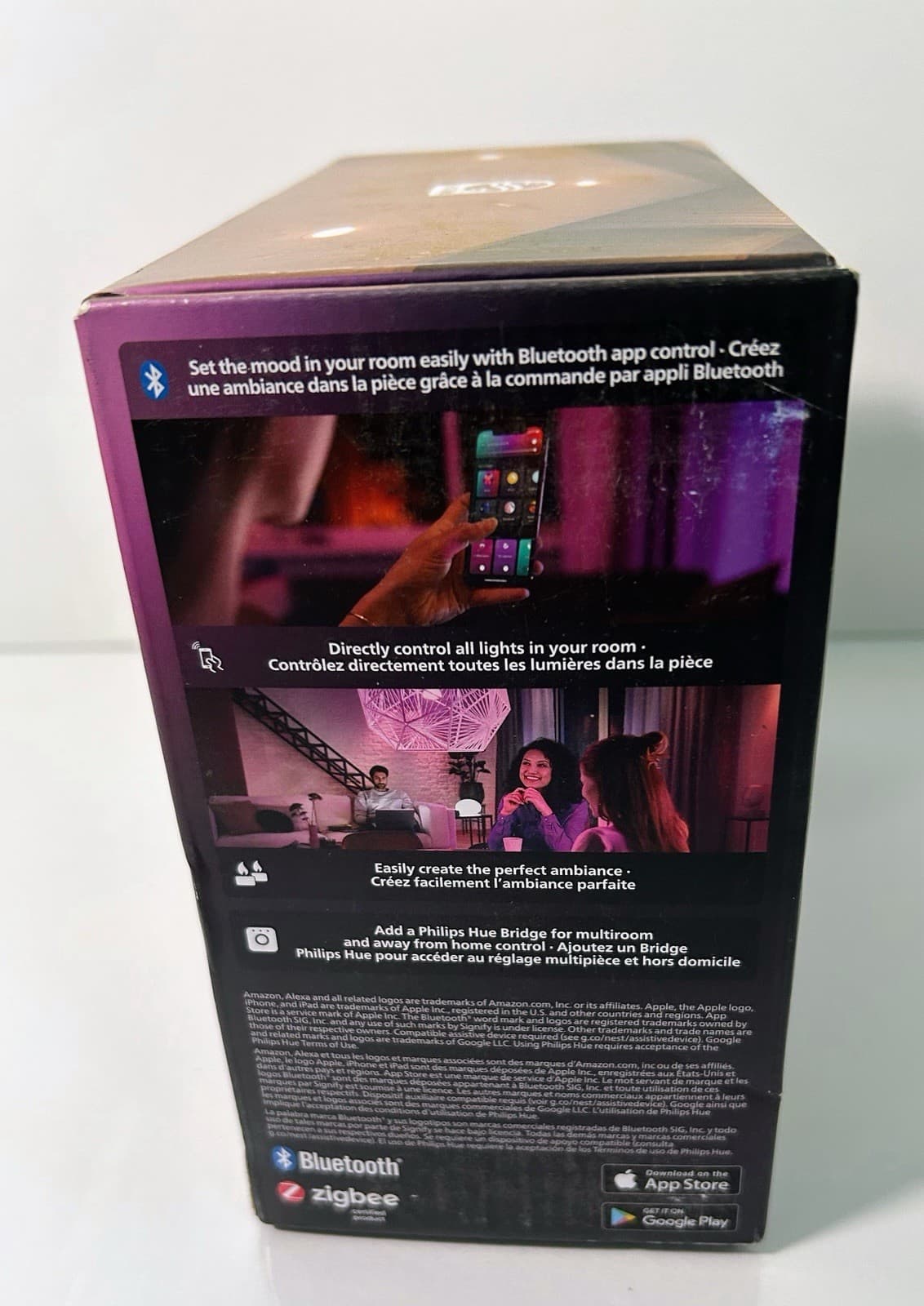 Philips Hue 579573 5/6 in LED Smart Canless Ultra Thin Slim Trim Recessed Light 3