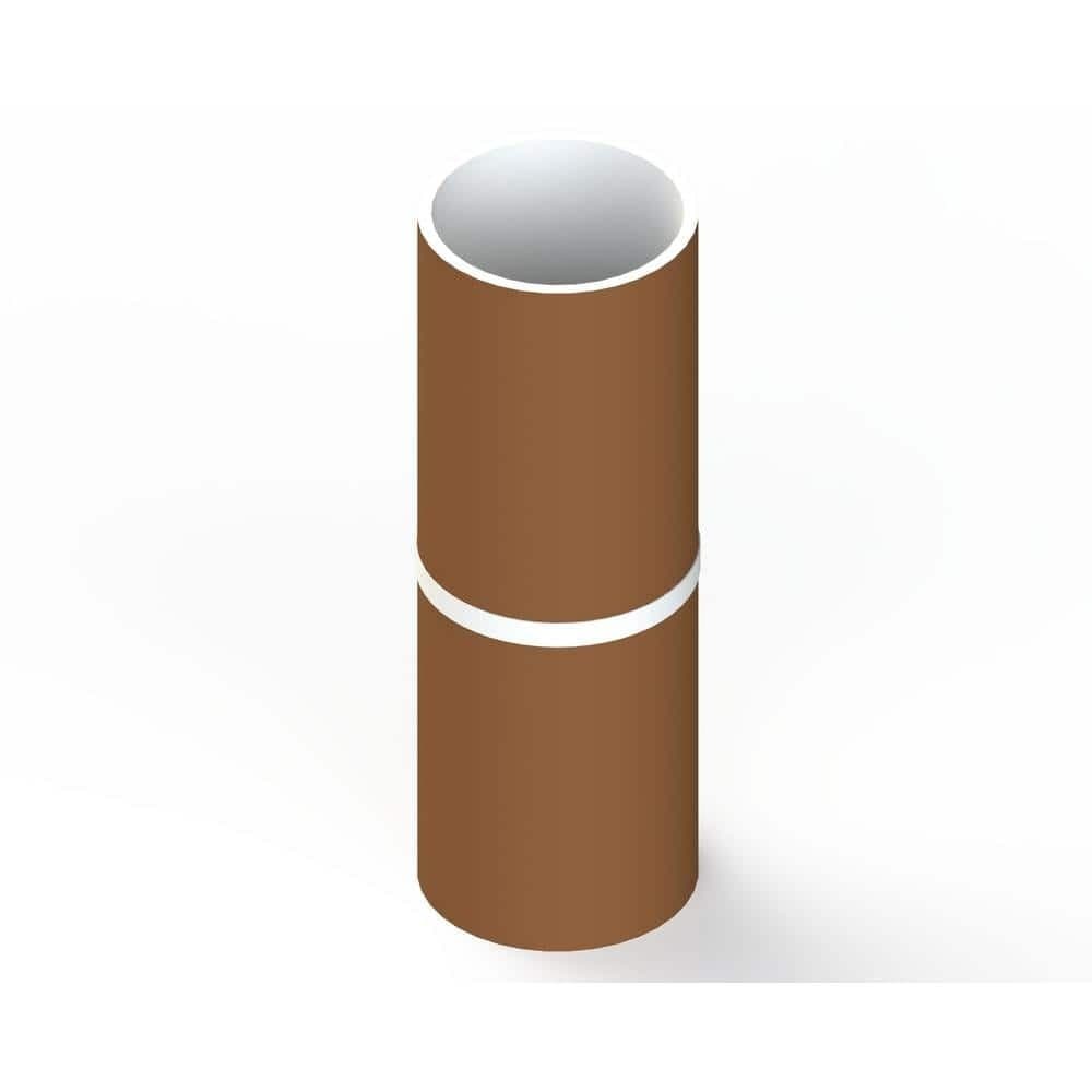 14 in. x 10 ft. Brown/White Aluminum Roll Valley Flashing 2