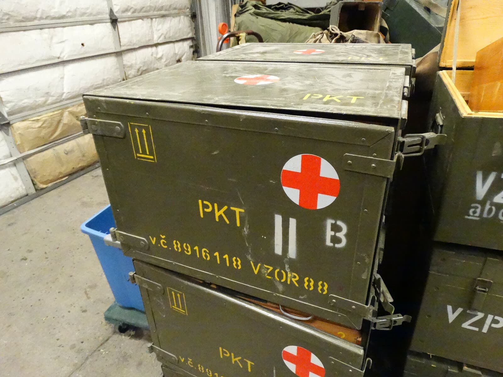Czech Army Medical Box w/Hinged Door