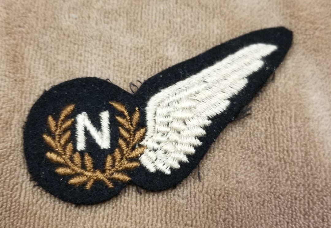 British WW2 RAF Navigator Half Wing Patch Canadian Mint 