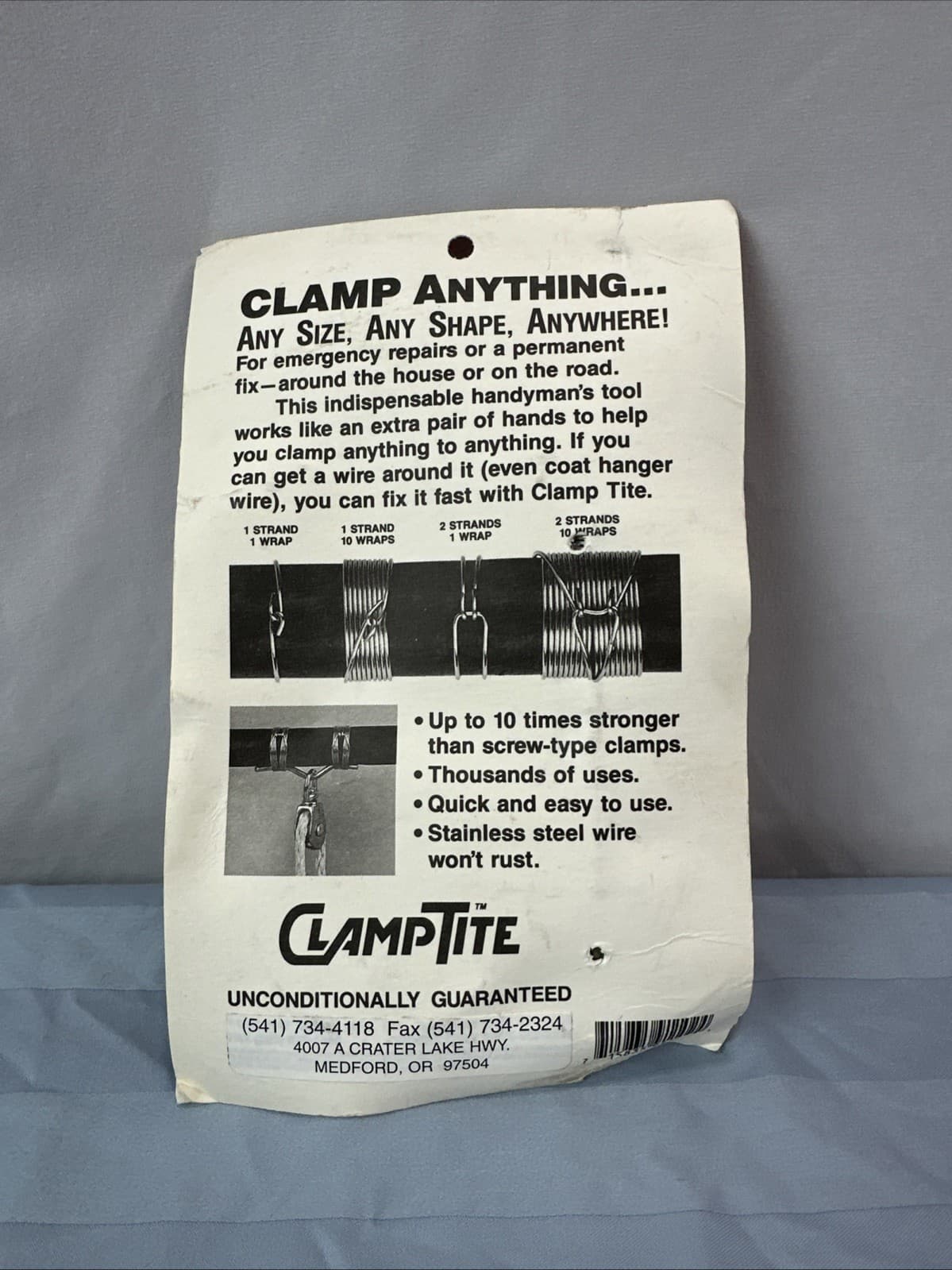 CLAMPTITE Tool Clamping Clamp Making Professional Wire Clamps USA New Other 2