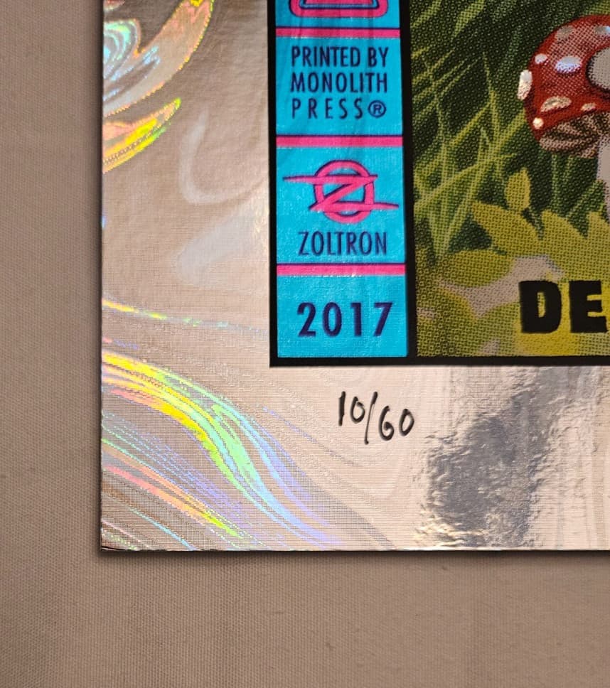 Oakland Zoltron Primus NYE '17 Tripindicular Foil Poster 10/60 NM Lets Trip #B11 5