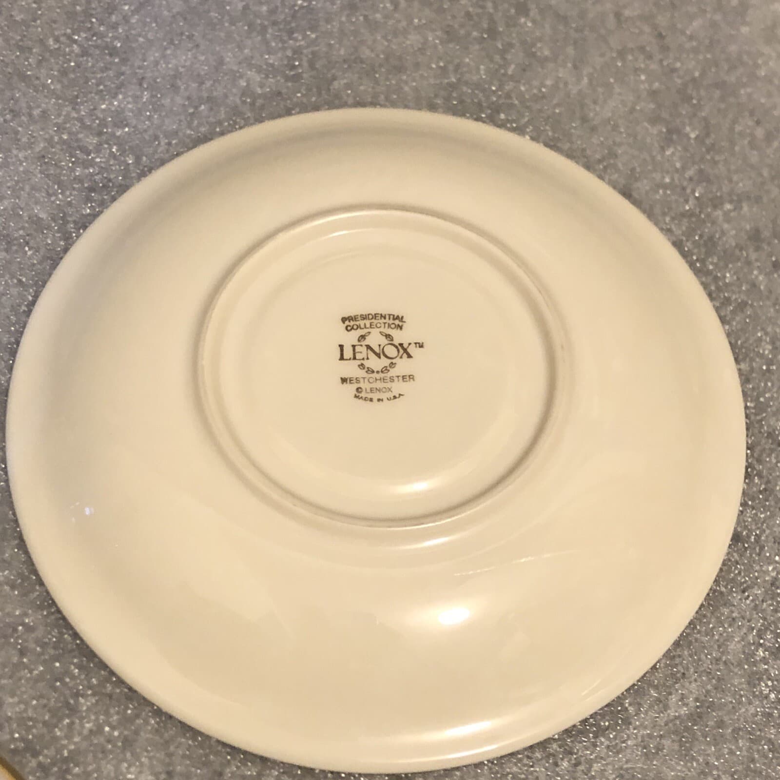 Vintage Lenox Westchester Footed Cup & Saucer Set w/Golden Encrusted Band 4