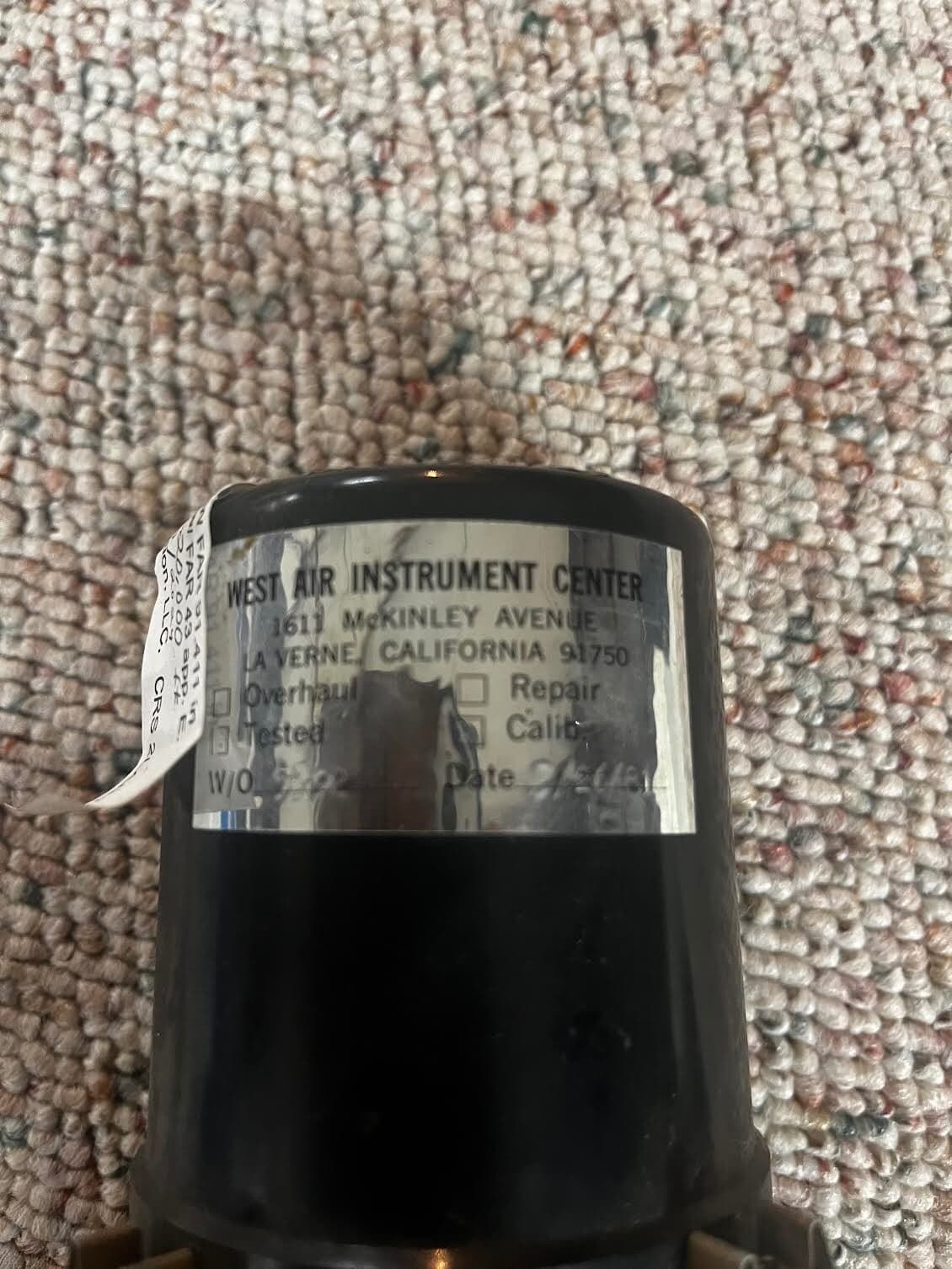 West Air Instrument Center Altimeter 2